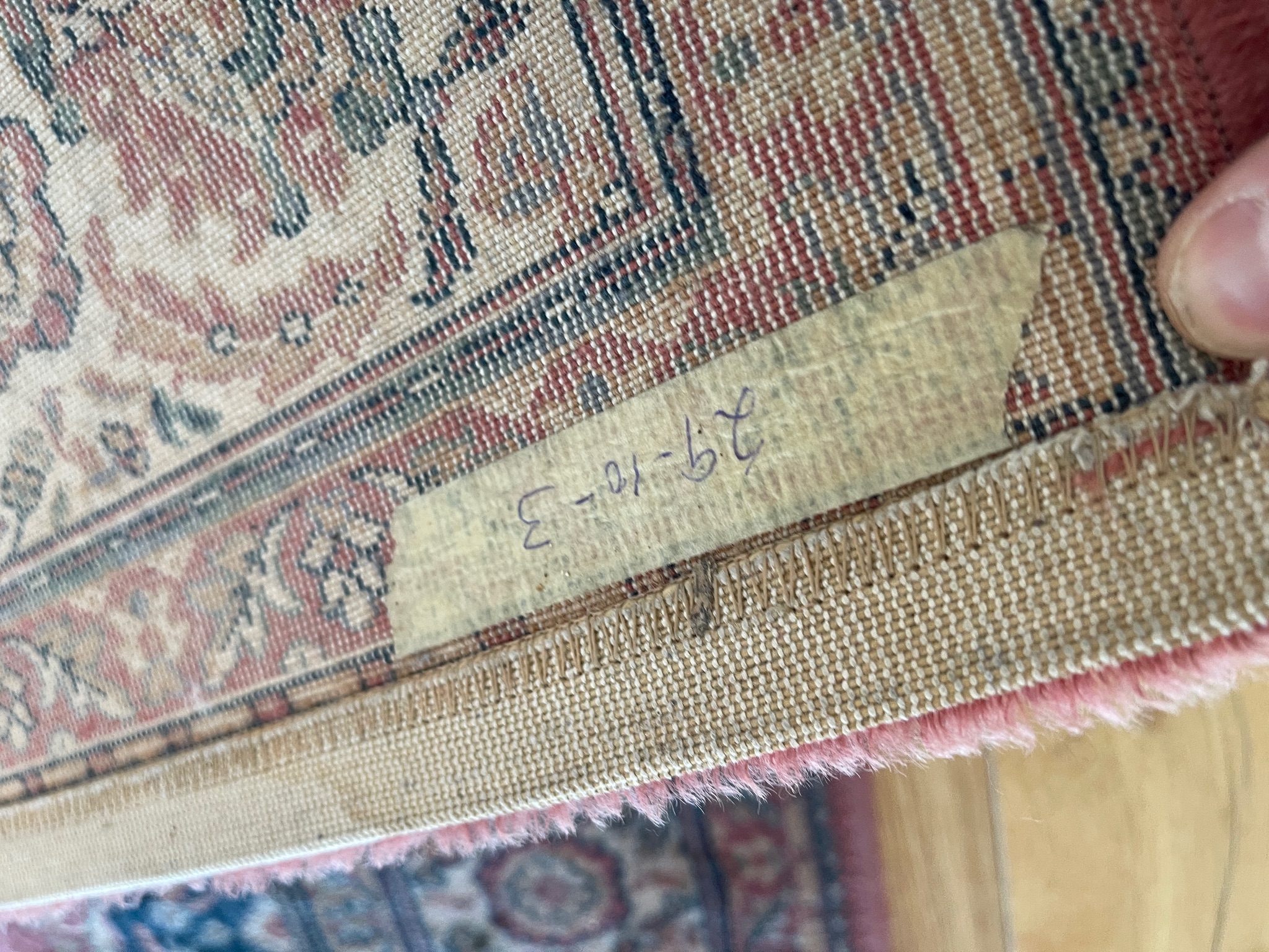 SELT / SOLD Persnesk Vintage motta, 232 x 168 sm 7