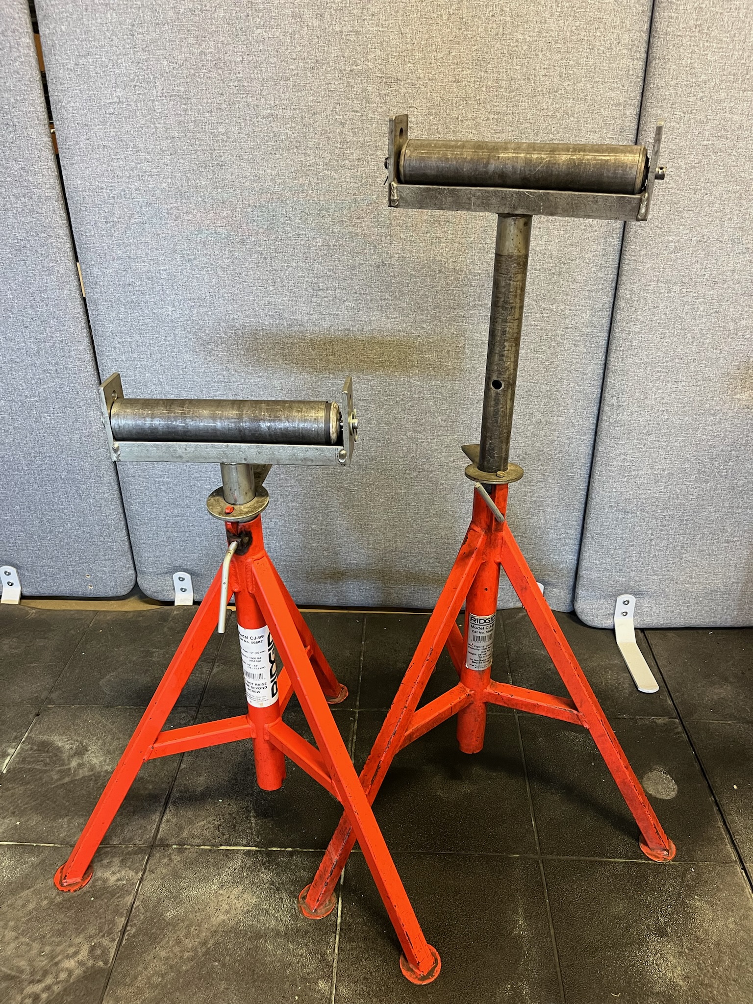 SELT / SOLD Ridgid rúllubúkki (2 stk.)