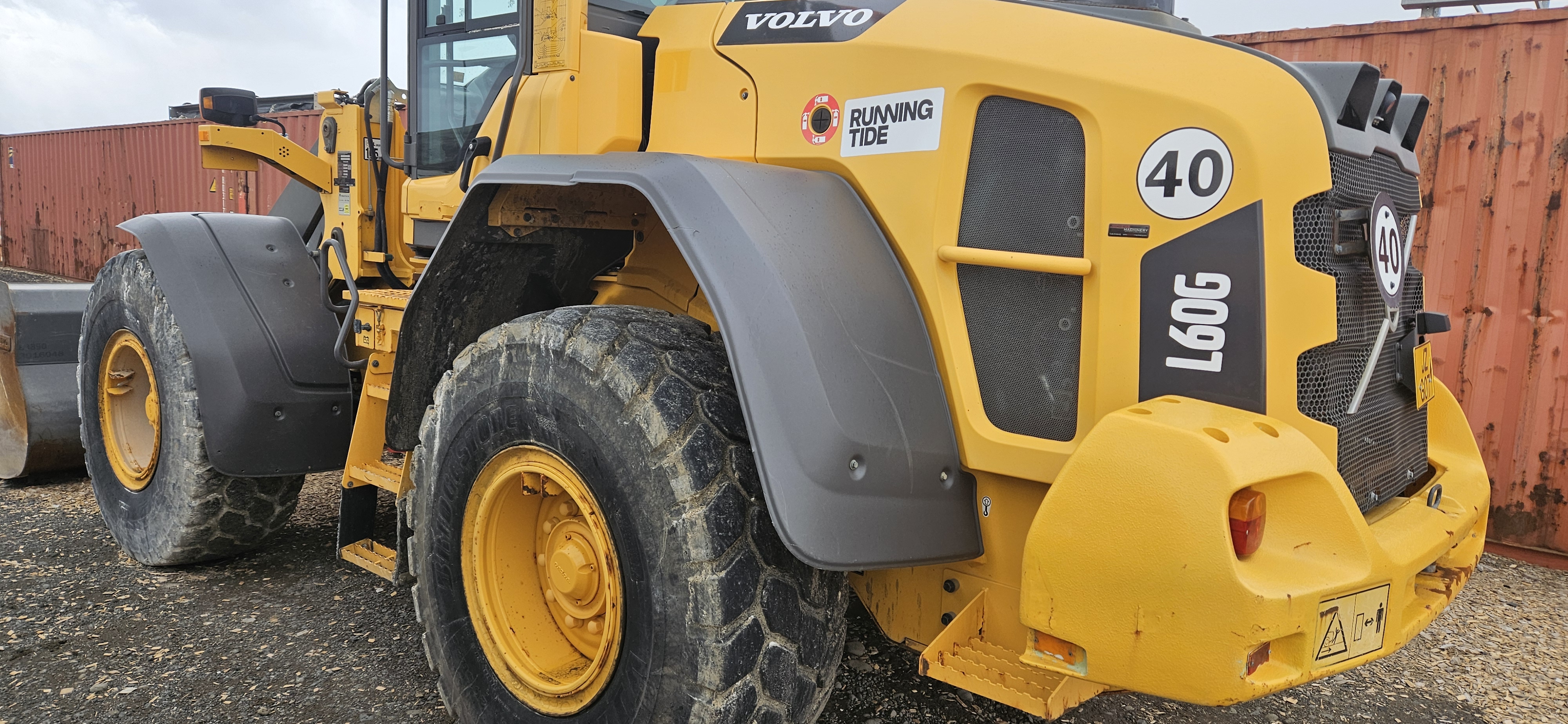 SELT / SOLD - Volvo L60G hjólaskófla árgerð 2014 - vinnustundir: 4850 6