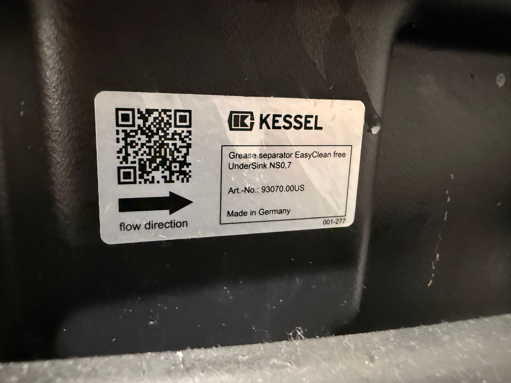 SELT / SOLD Kessel fituskilja frá Tengi 6