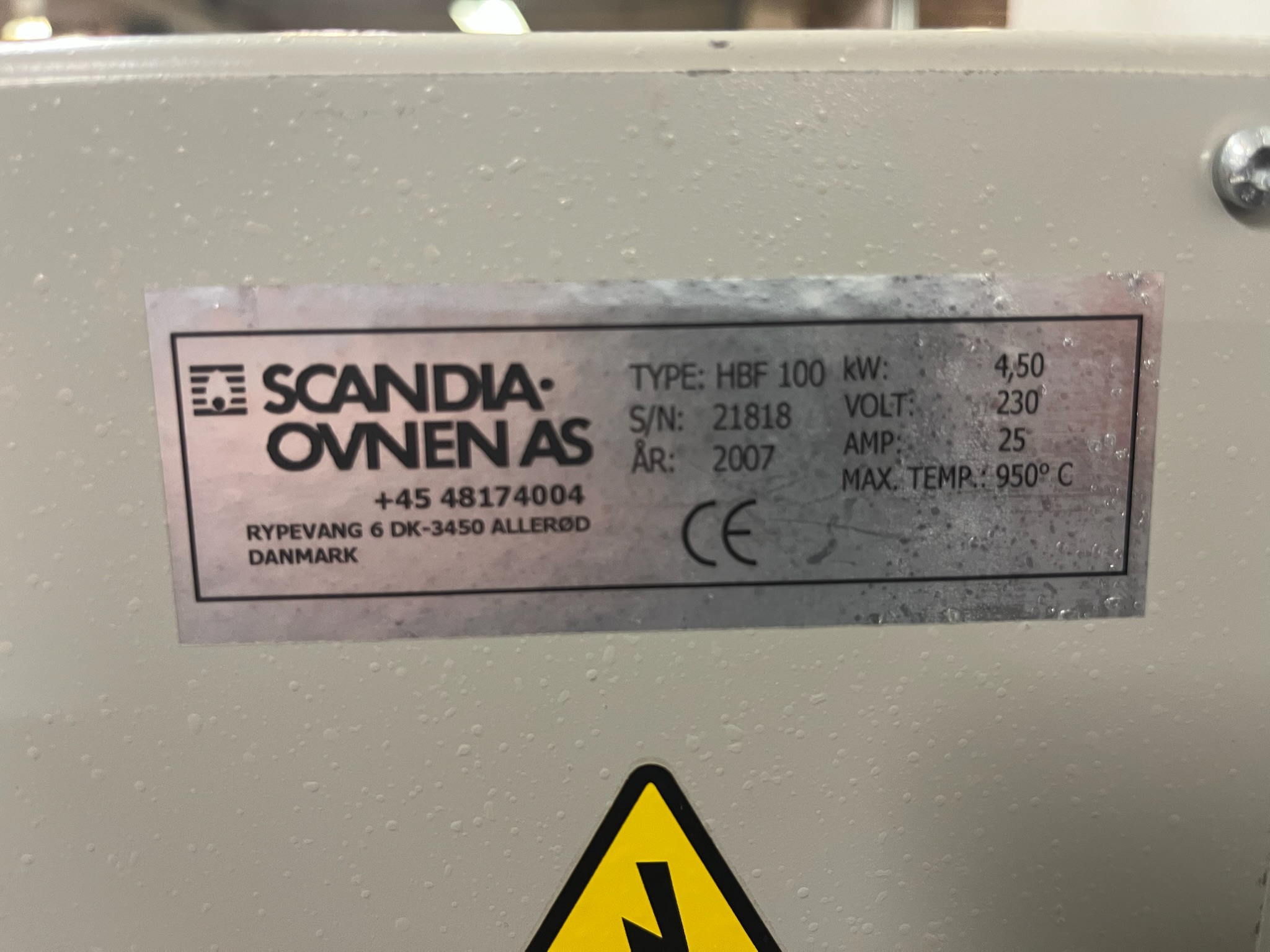 SELT / SOLD Scandia keramik brennsluofn / leirofn / glerofn á hjólum 13