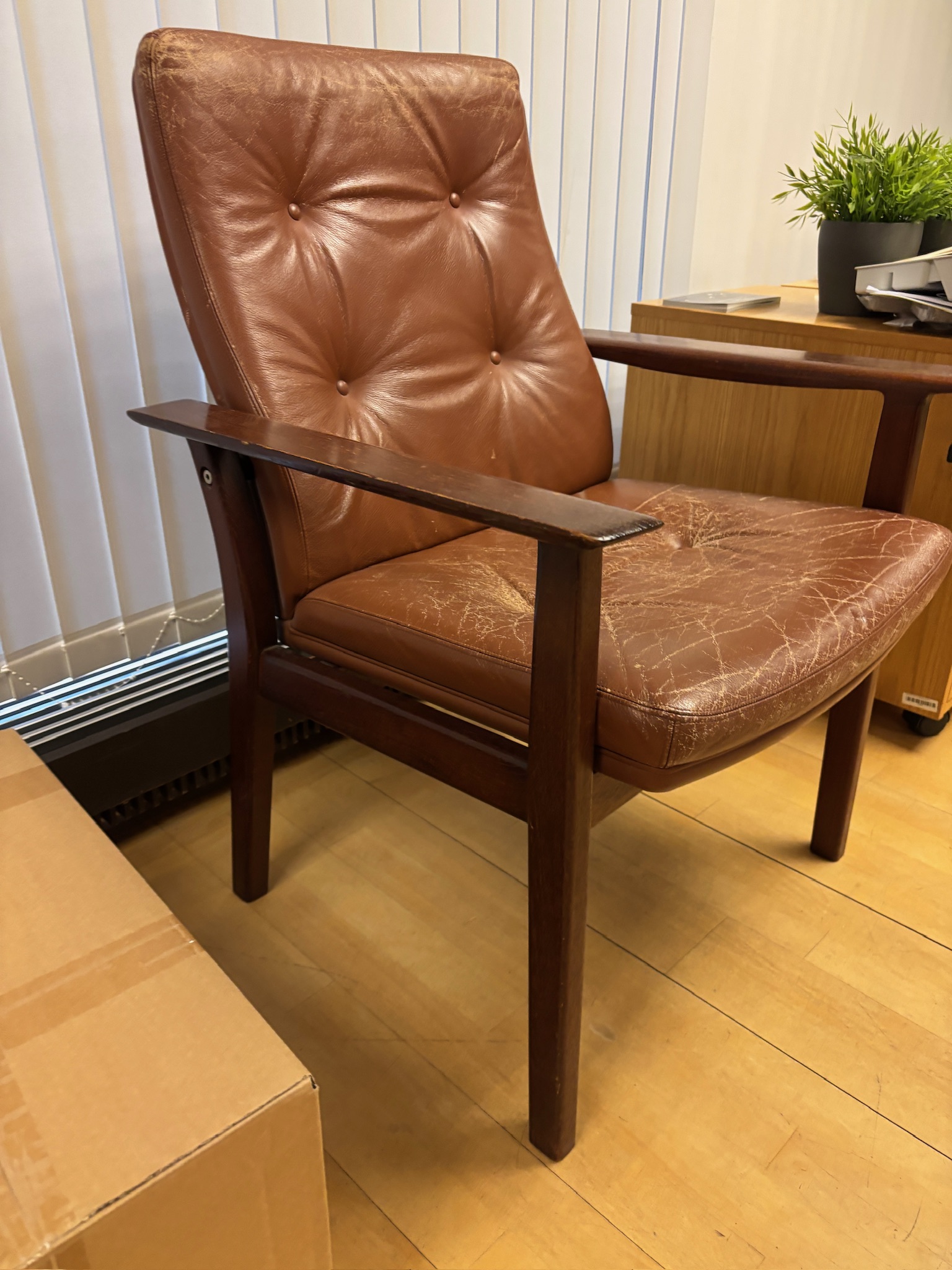 SELT / SOLD Vodder Sibast hönnunarstóll rósaviður Danmörk, 1960s 4