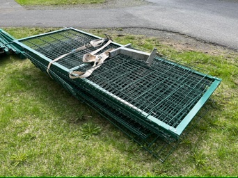 SELT / SOLD - Grindur - grindverk, L248 x H120 sm, 40 lengdarmetrar 6