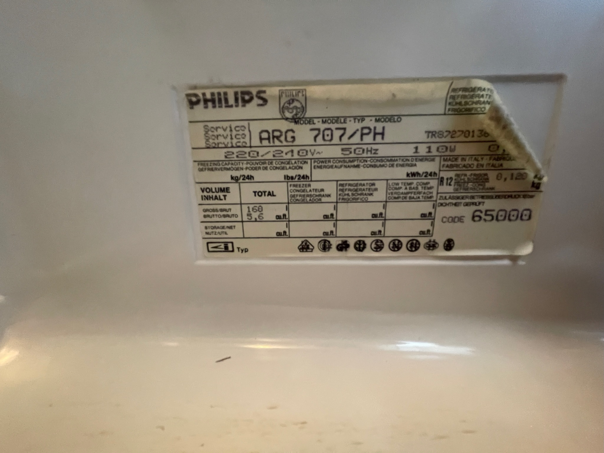 SELT / SOLD Philips kæliskápur - Alþingi 3