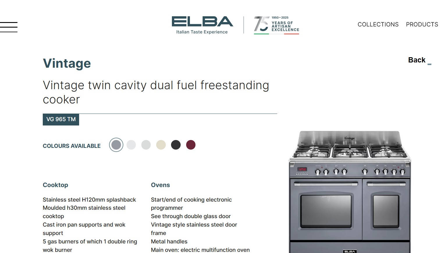 SELT / SOLD - Elba CookDream gaseldavél 6
