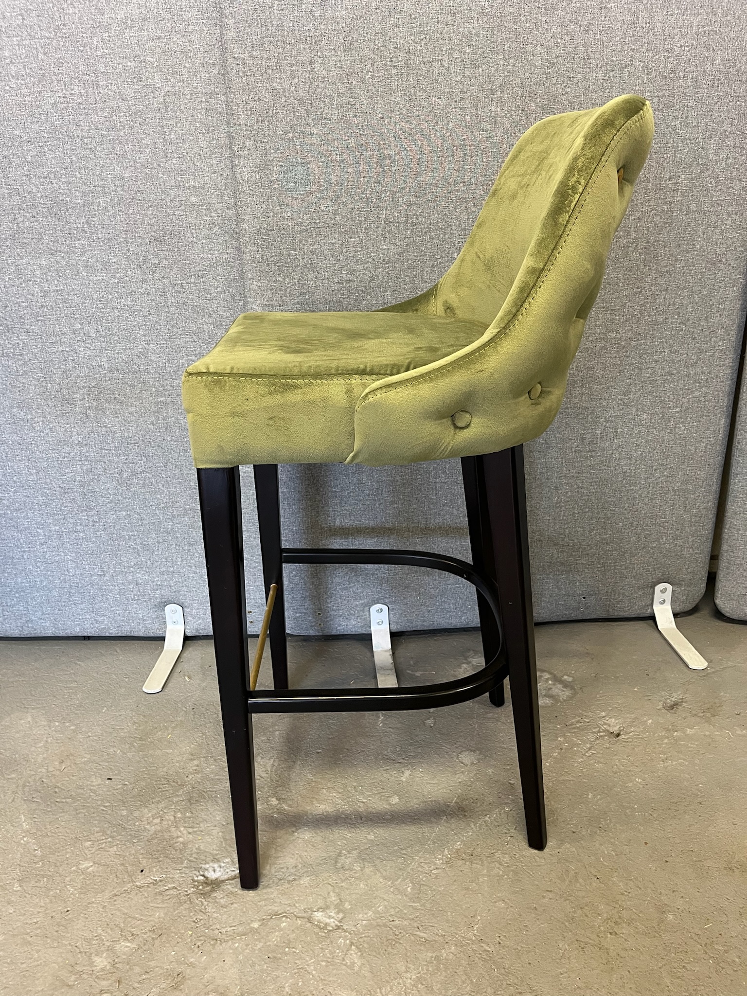 SELT / SOLD Barstólar með bólstraðri setu 2