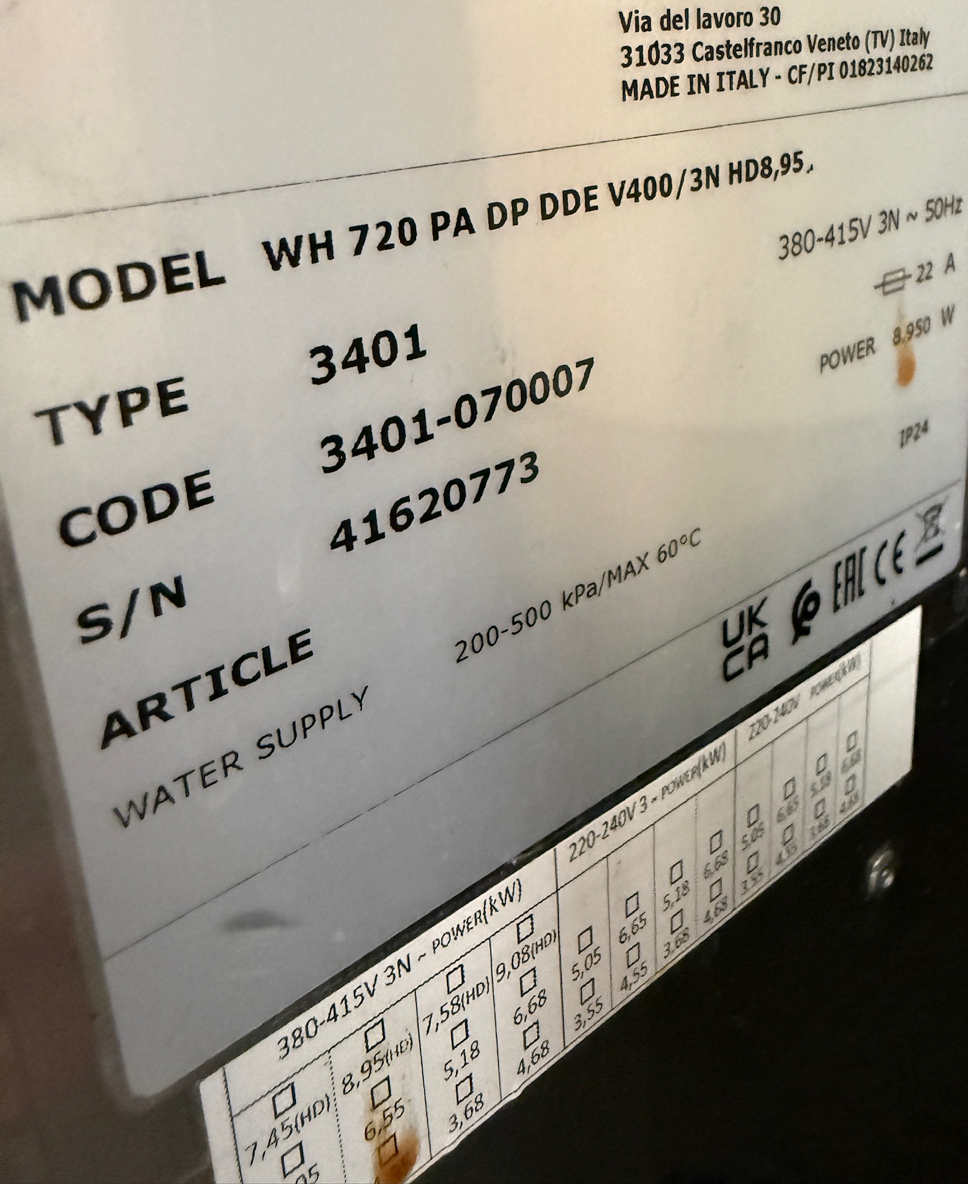 SELT / SOLD Aristarco húddvél frá BVT 5