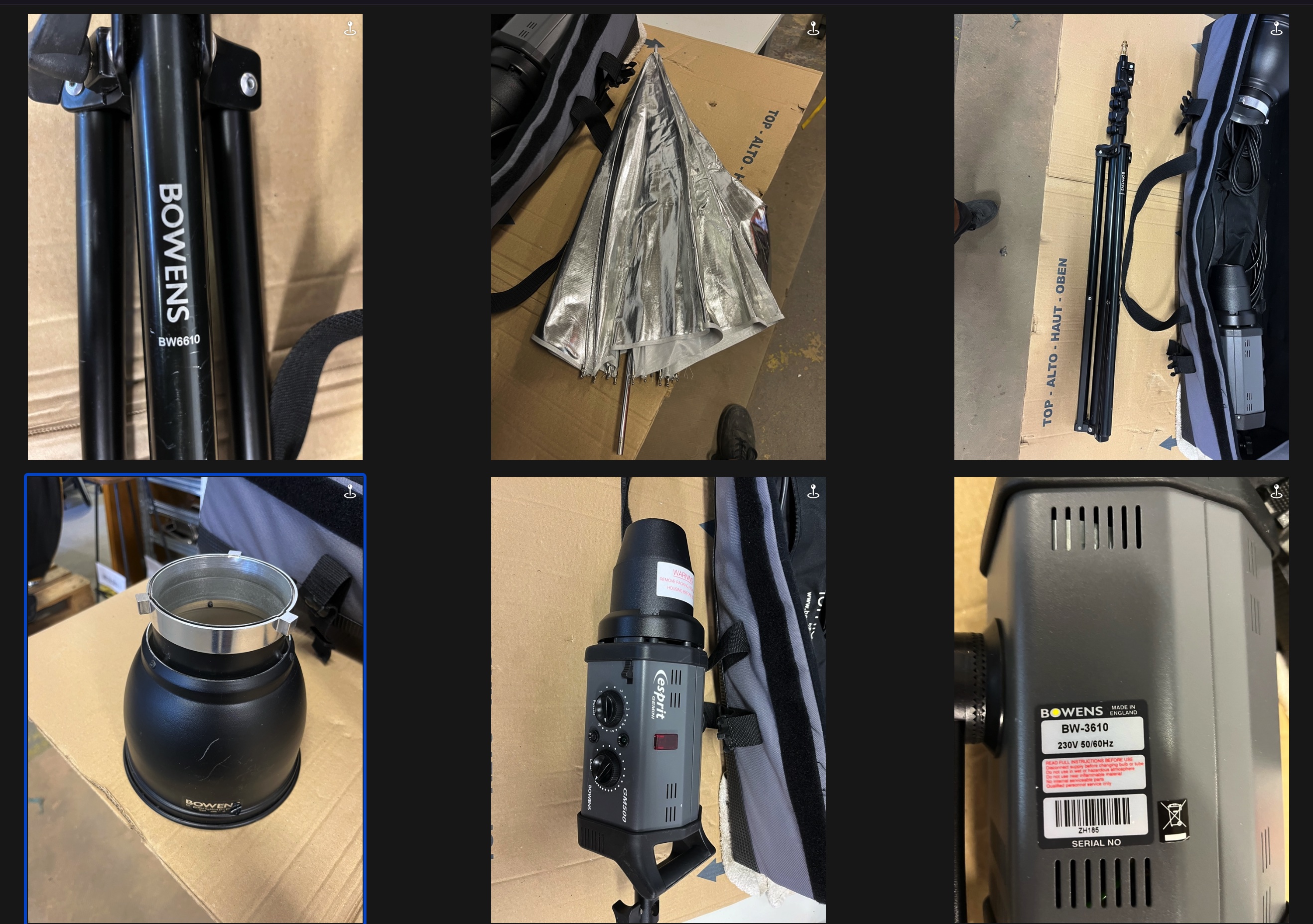 SELT / SOLD Ljósmyndatæki - Bowens-Ikan-Manfrotto-Q Gear