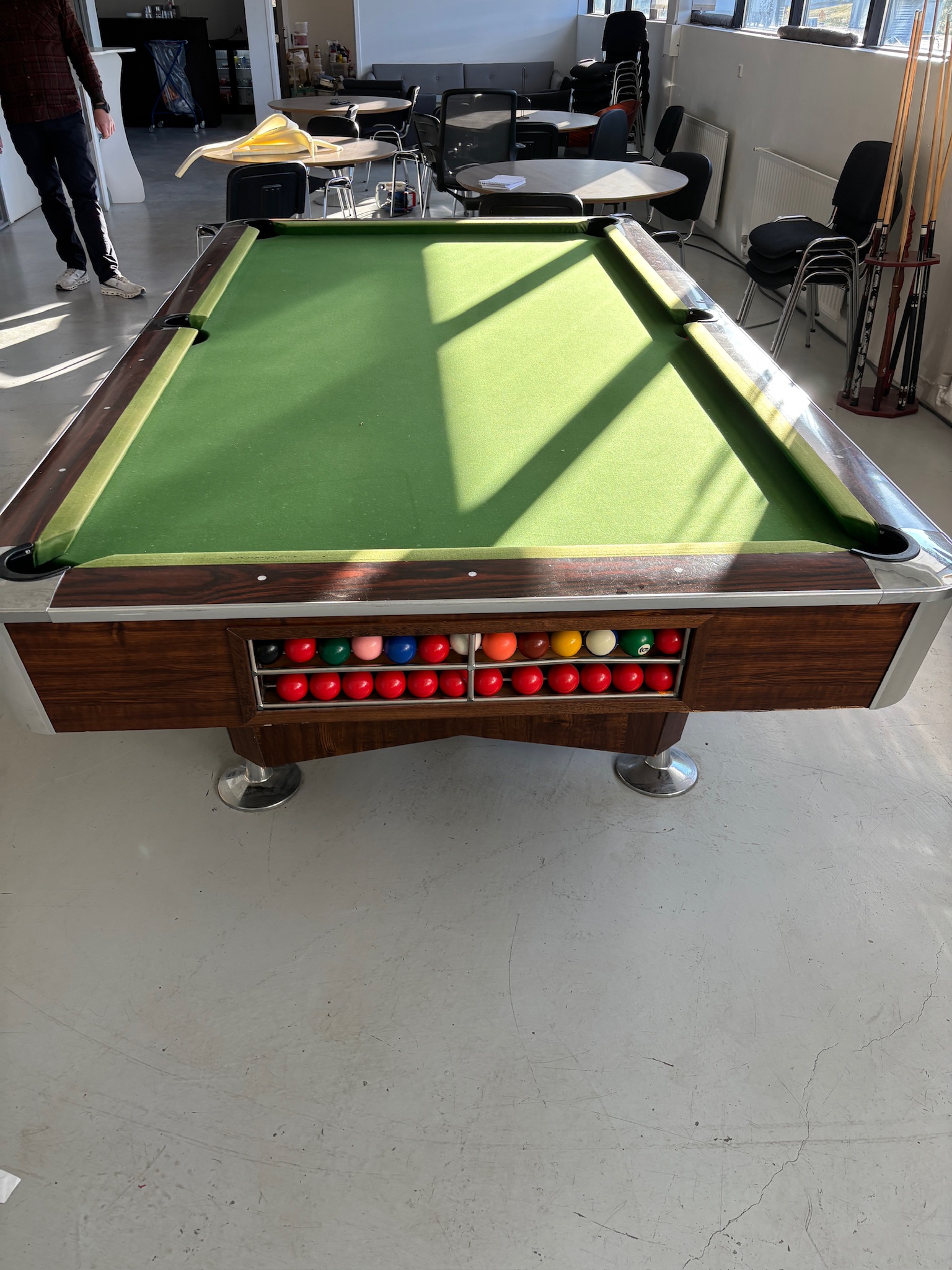 SELT / SOLD Poolborð ásamt ljósi, 9.5fet 4
