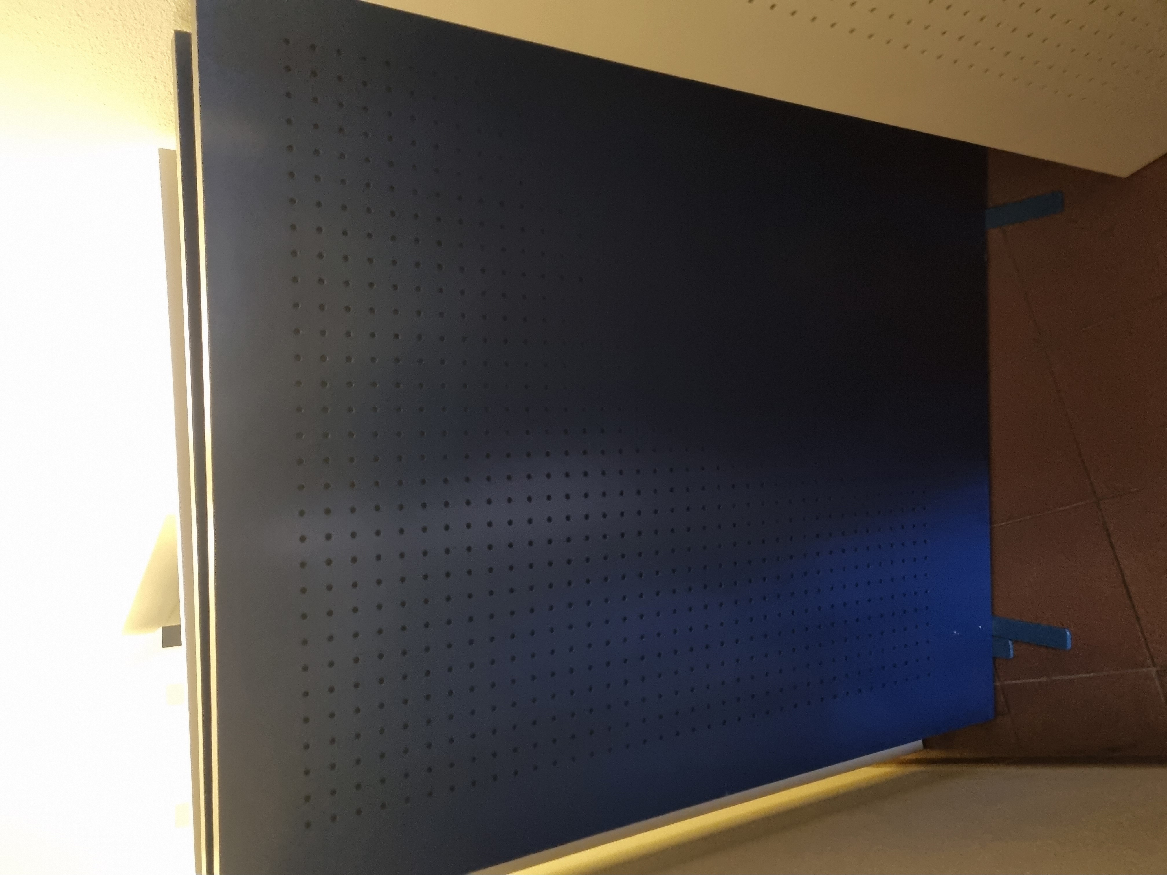 SELT / SOLDHljóðeingrandi hvít og blá viðarskilrúm H150xB120 frá Á. Guðmundssyni 4