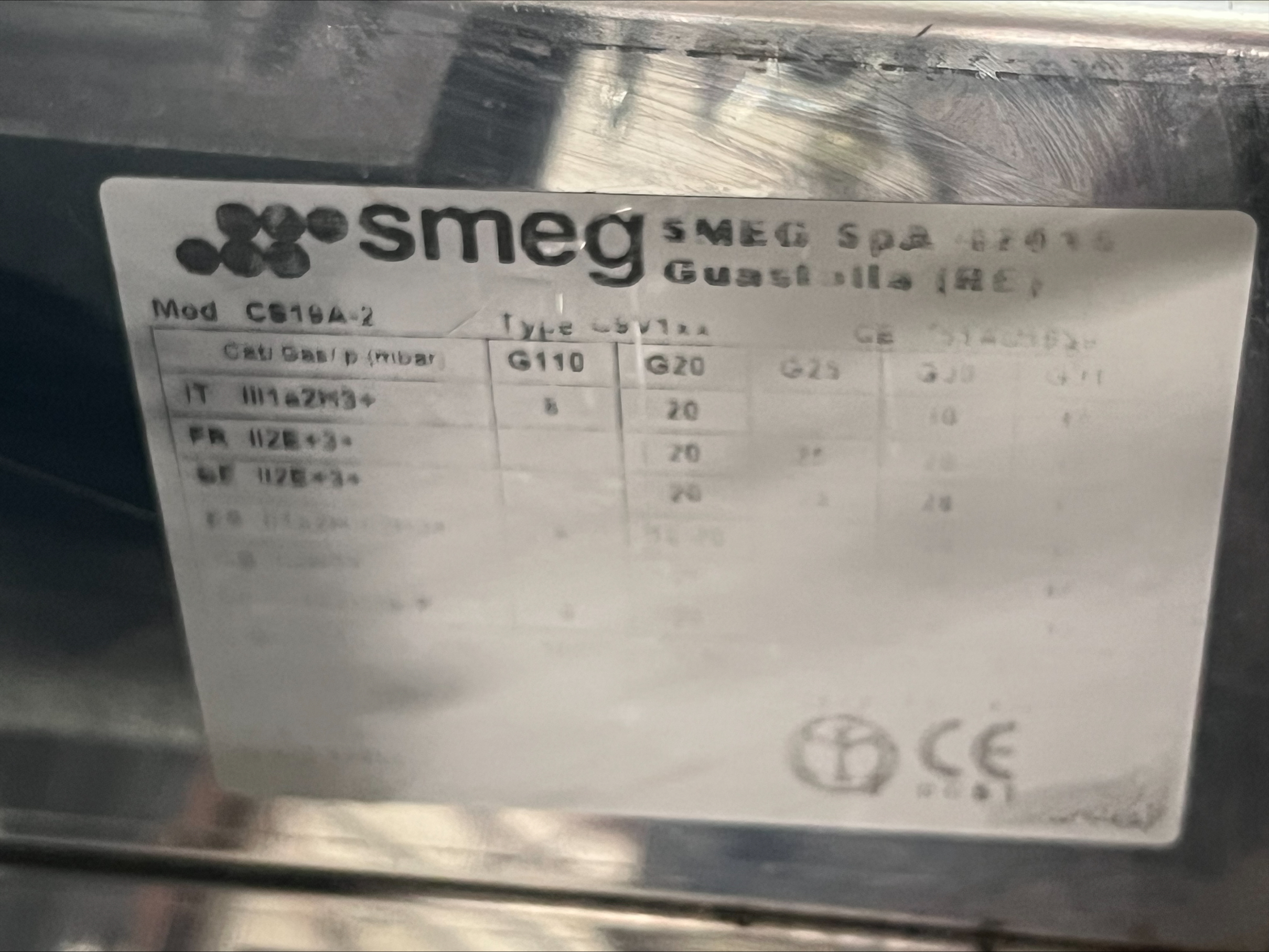 SELT / SOLD - SMEG Gaseldavél - Eirvík 6 brennarar - Breidd 90 15