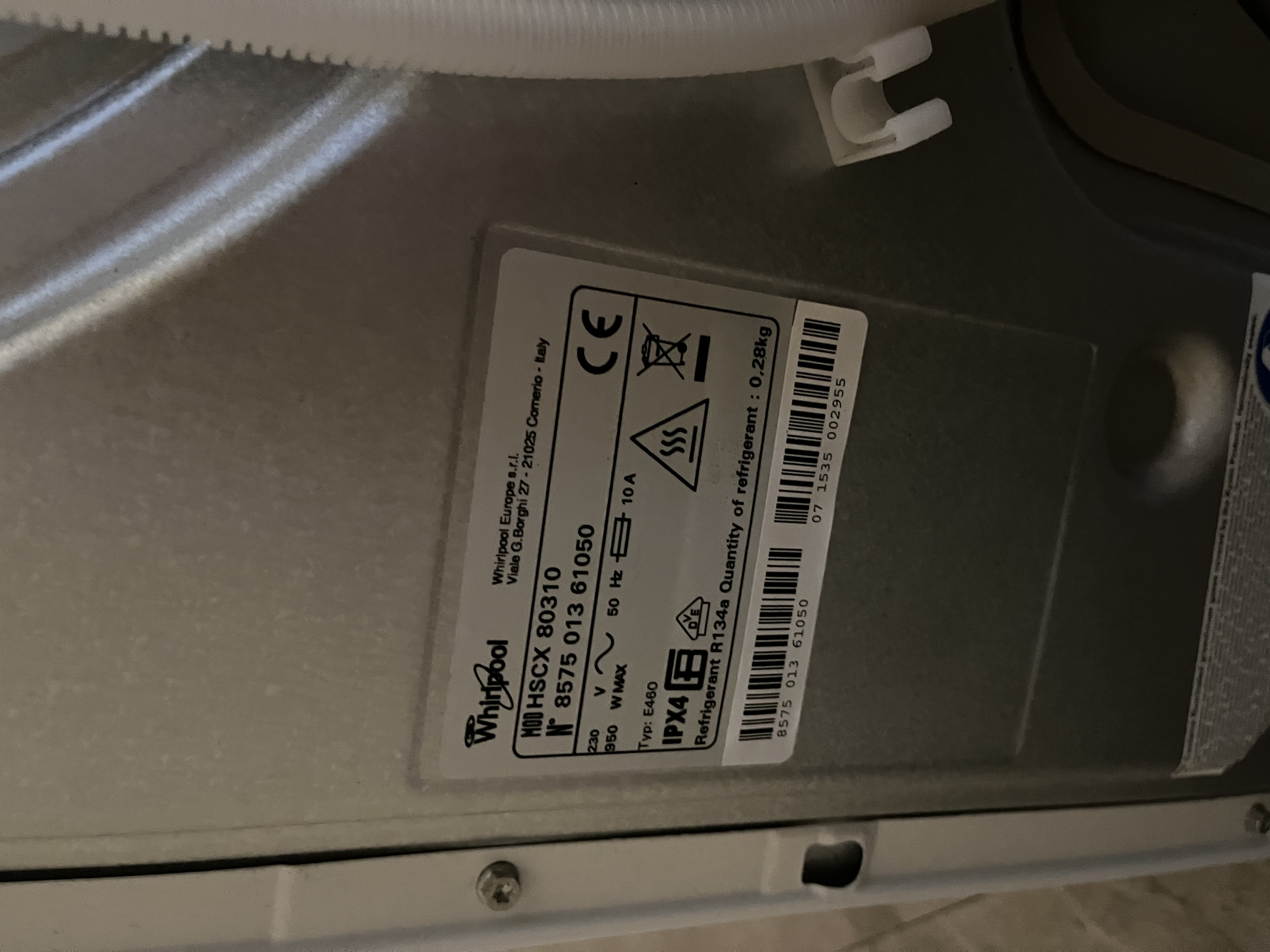 SELT / SOLD - Whirlpool HSCH 80310 þurrkari 3
