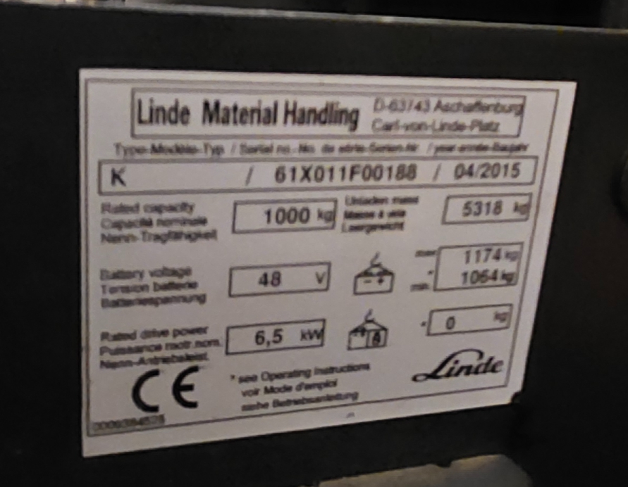 SELT / SOLD Linde lyftari 2018 - þrönggangalyftari 13