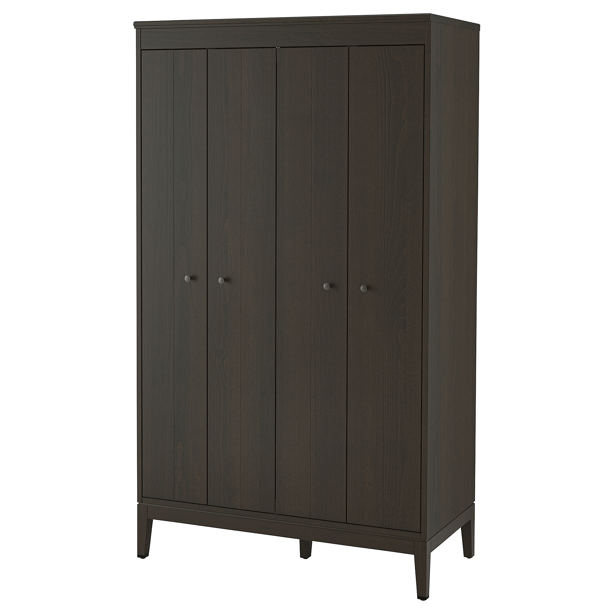 SELT / SOLD IKEA fataskápur, H211 x B121 x D59 sm.