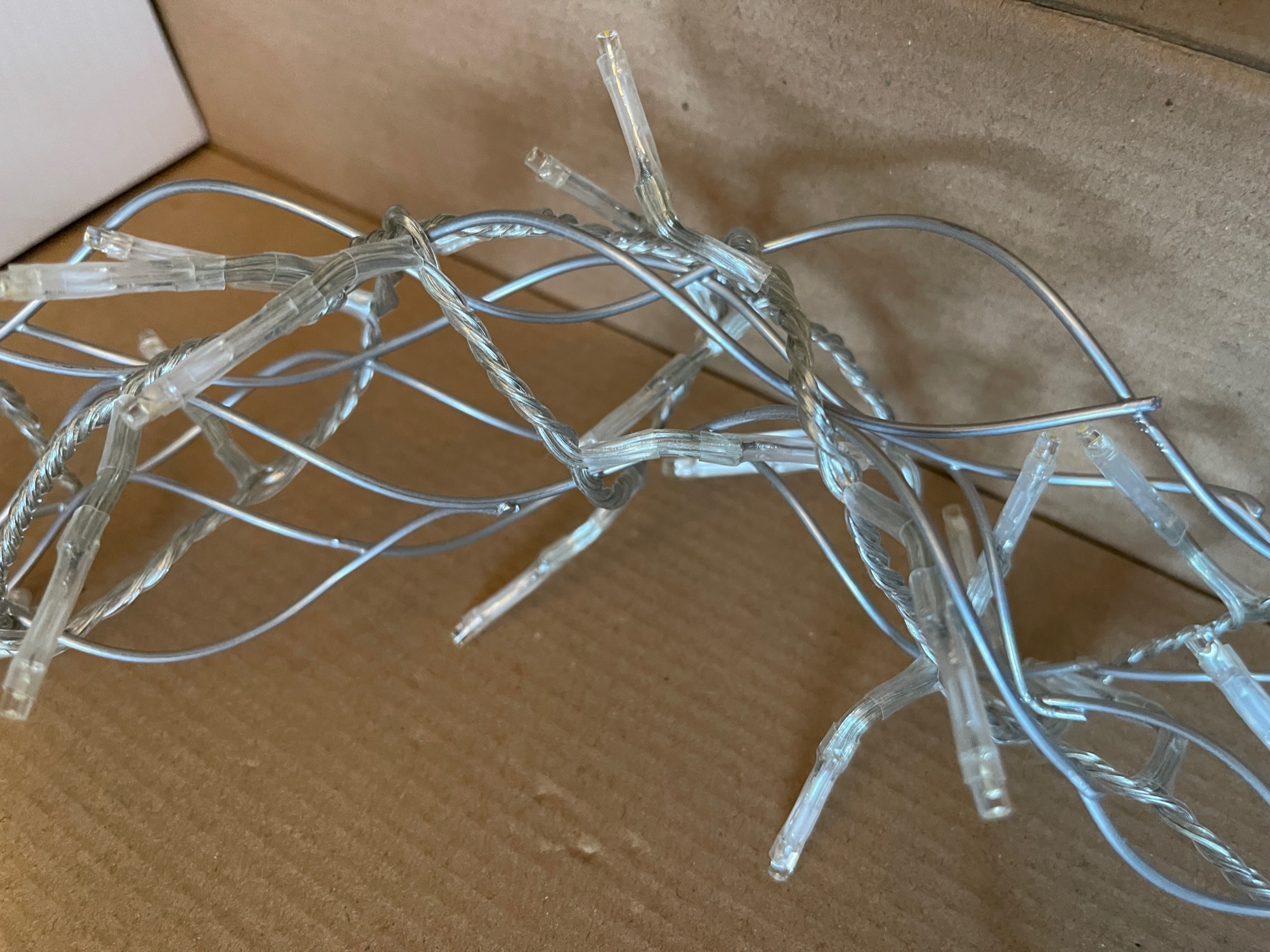 SELT / SOLD Krans 50 sm. - LED 3