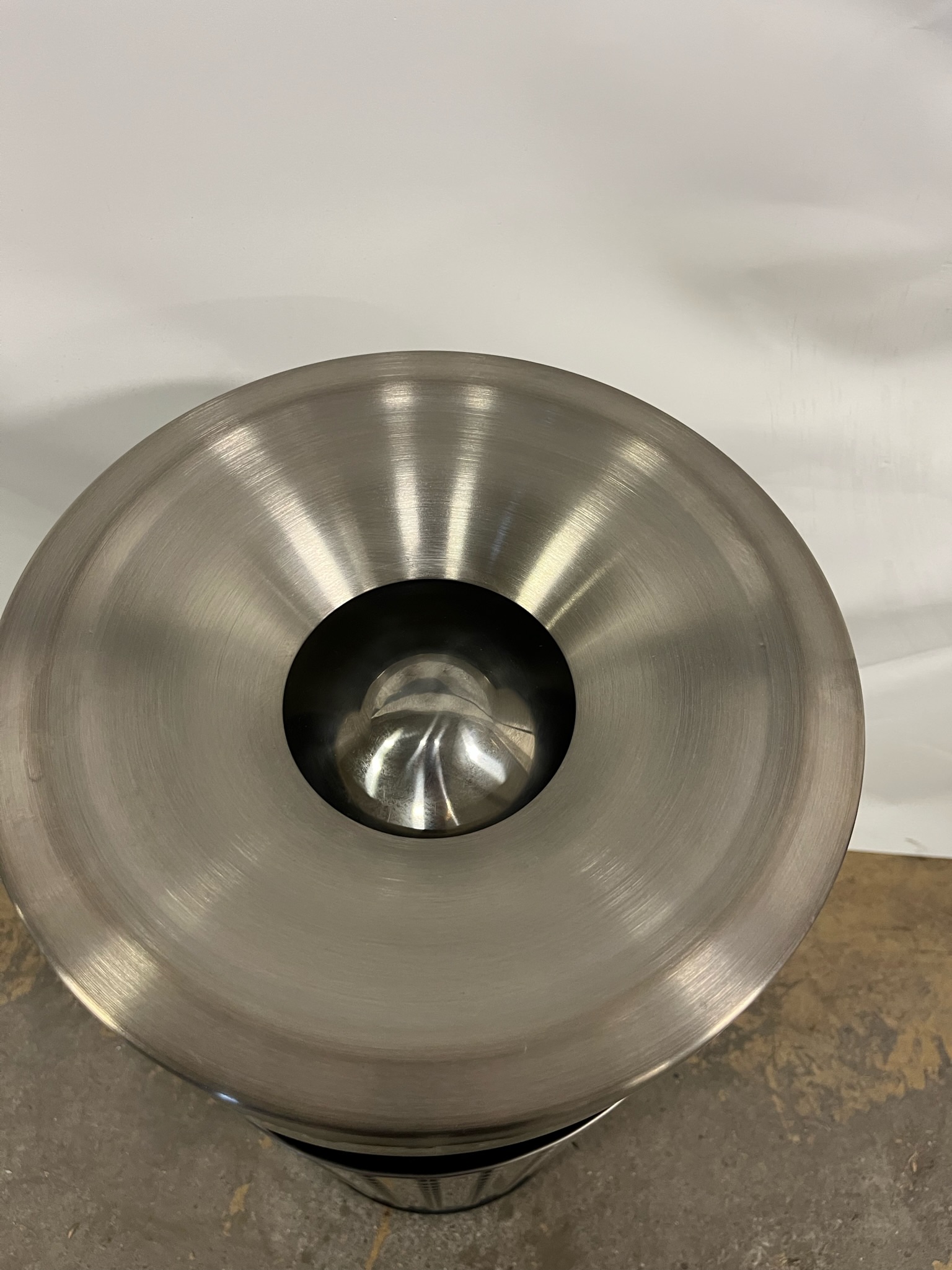 SELT / SOLD Glasdon ruslatunna ónotuð með öskubakka - H106sm. 4