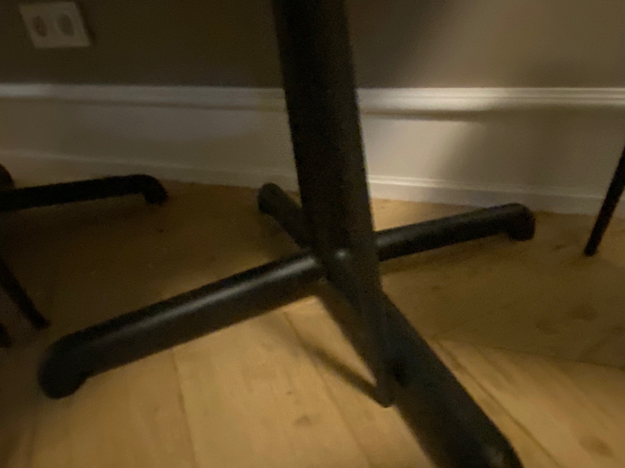SELT / SOLD IKEA eldhúsborð dökkgrátt B70 x D70 sm. 5
