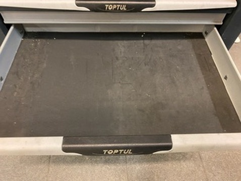 SELT / SOLD Verkfæraskápur - TOPTUL - 4+3 skúffur - Skápur nr. 5 10