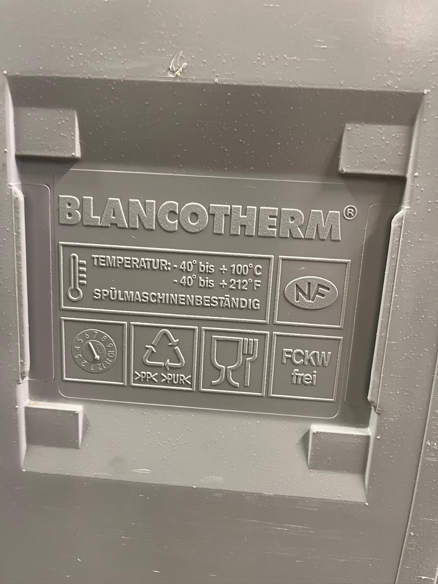 SELT / SOLD Blancotherm hitakassi á hjólum (1 stk.) 7