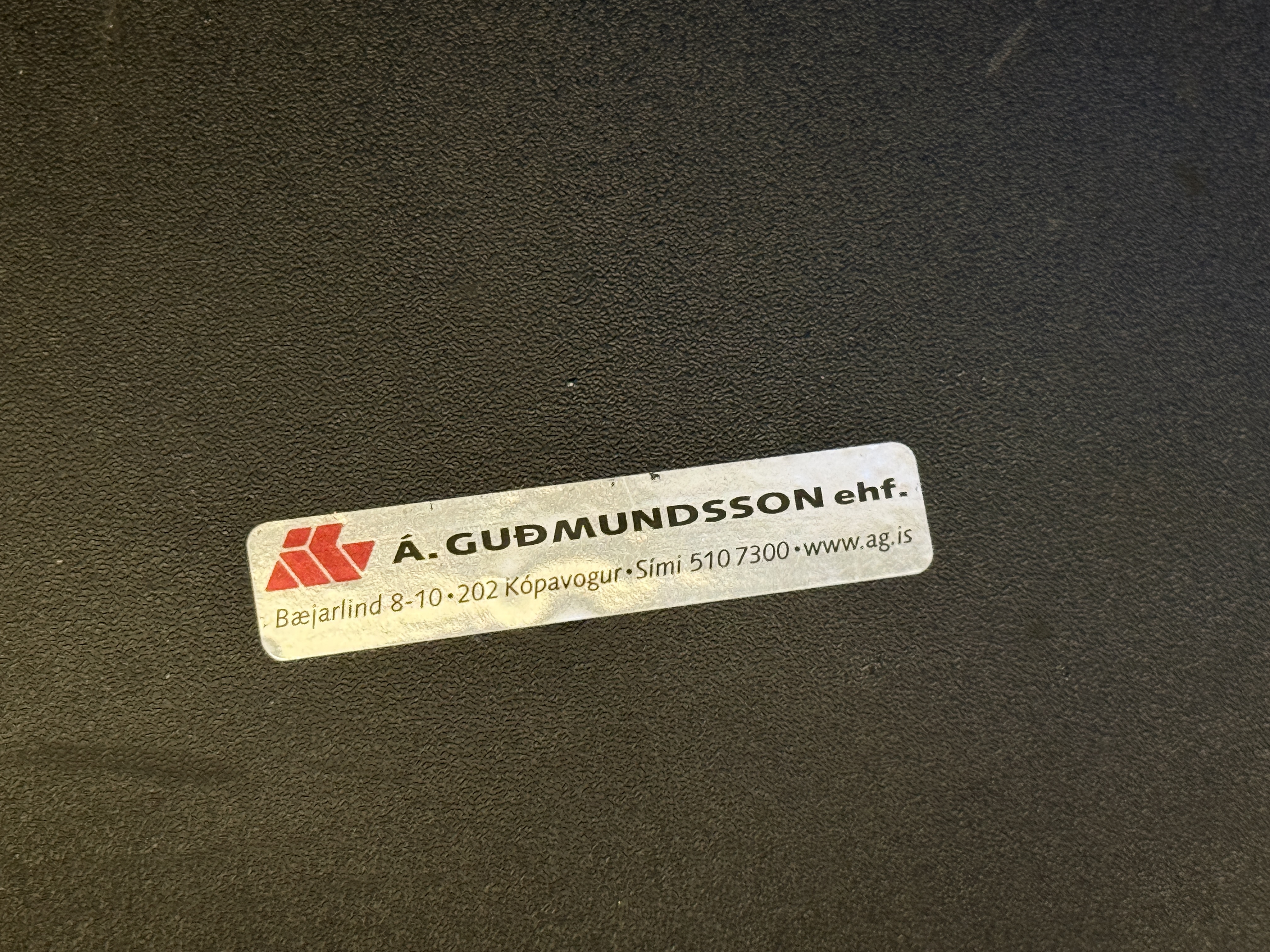 SELT/SOLD Eldhússtólar svartir frá Á. Guðmundsson (11 stk) 9