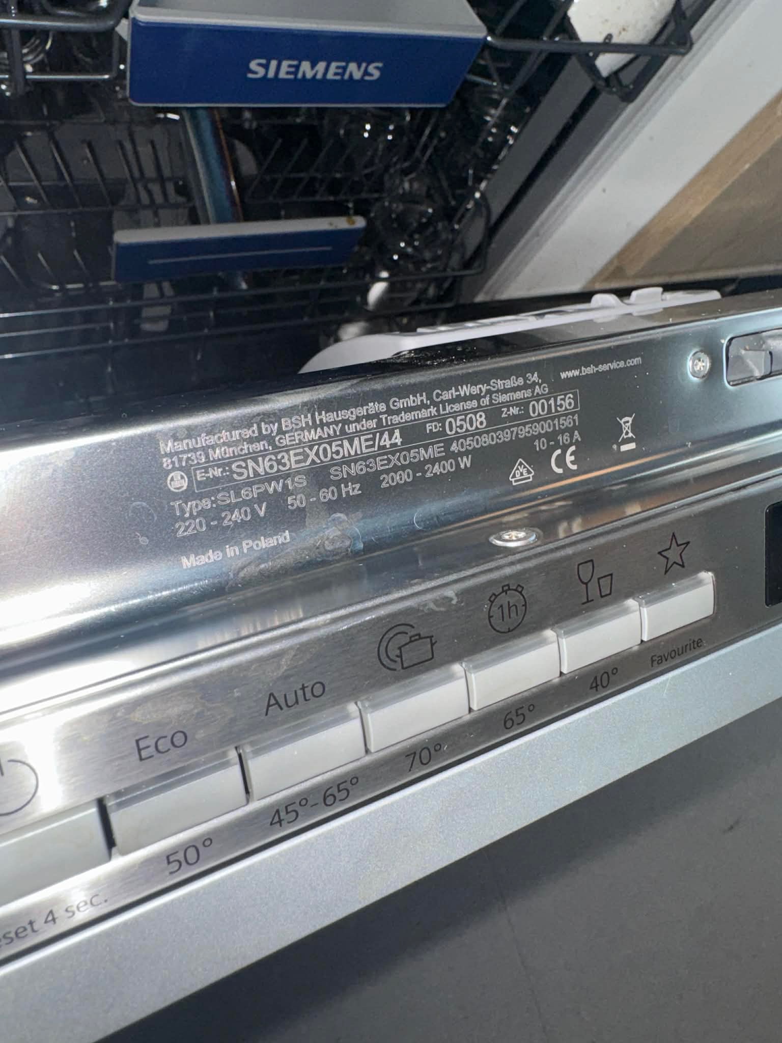 SELT / SOLD Siemens iQ300 uppþvottavél fyrir innréttingu 3