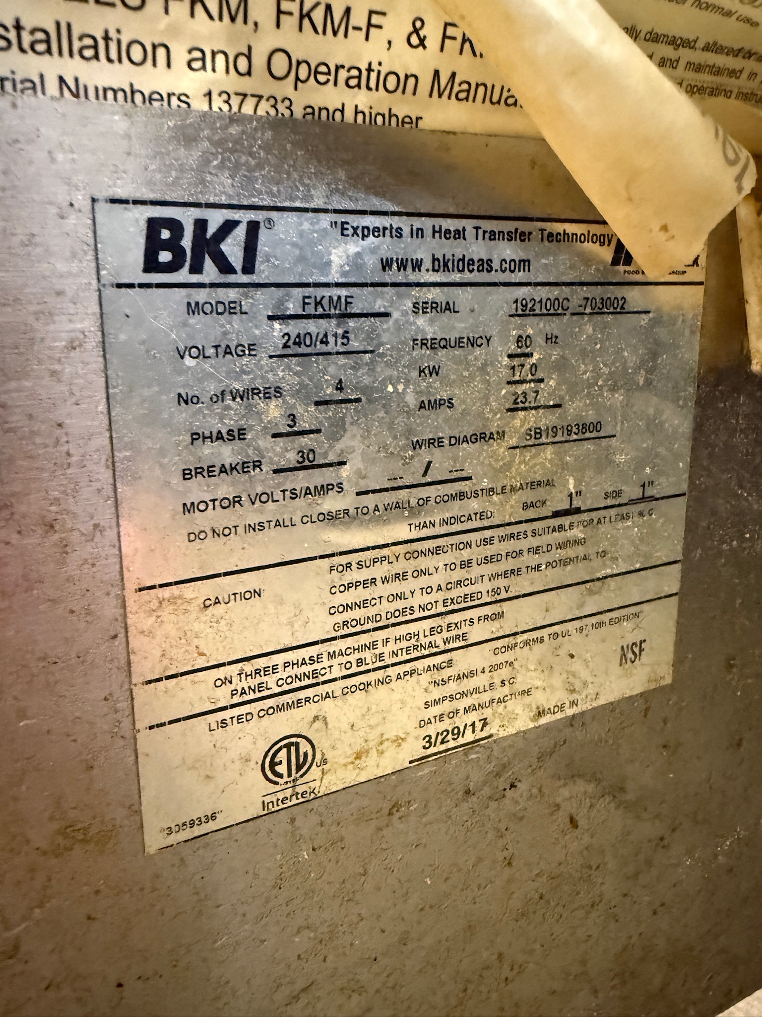 BKI djúpsteikingar þrýstipottur (pressure fryer) 10