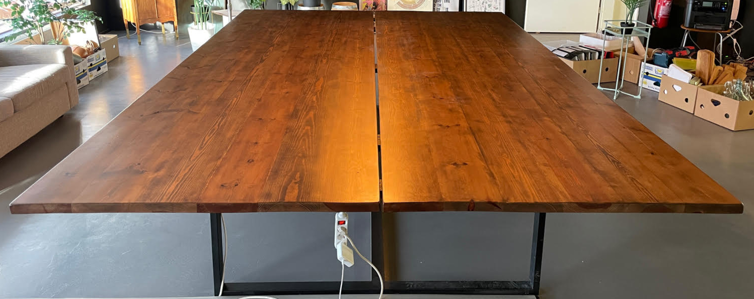 SELT/SOLFundarborð / borðstofuborð frá Happie Furniture, íslensk hönnun, L350xB2 3