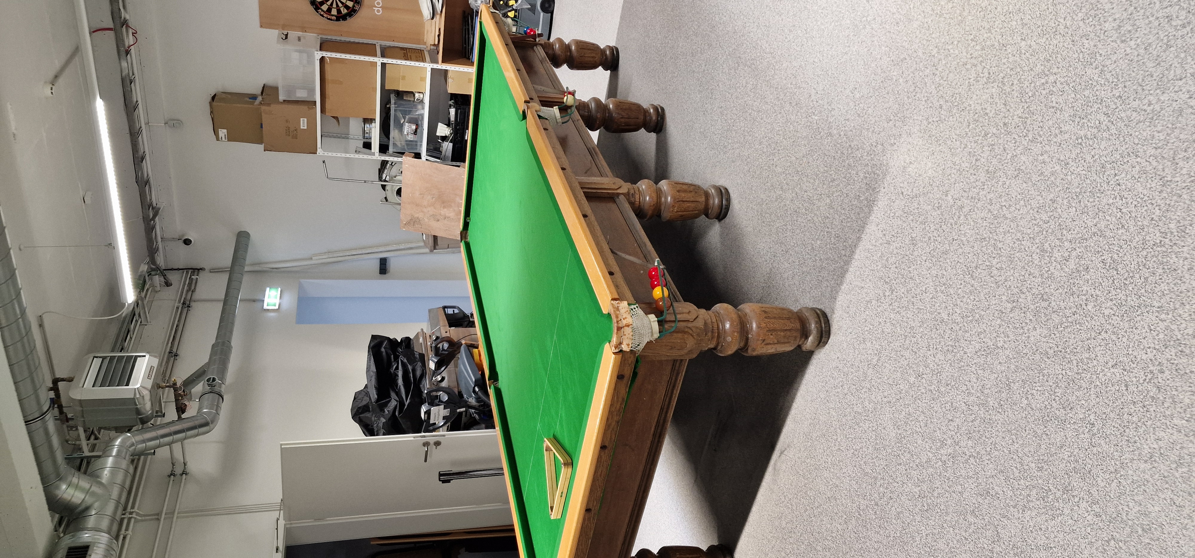 SELT / SOLD Vandað Riley Snookerborð 12 ft - 320 x 170sm 3