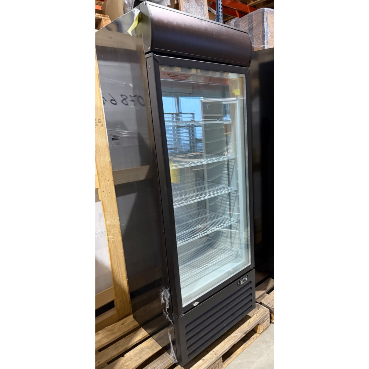 SELT / SOLD Scan display frystiskápur m/LED lýsingu frá BVT, 400ltr. - Ónotaður