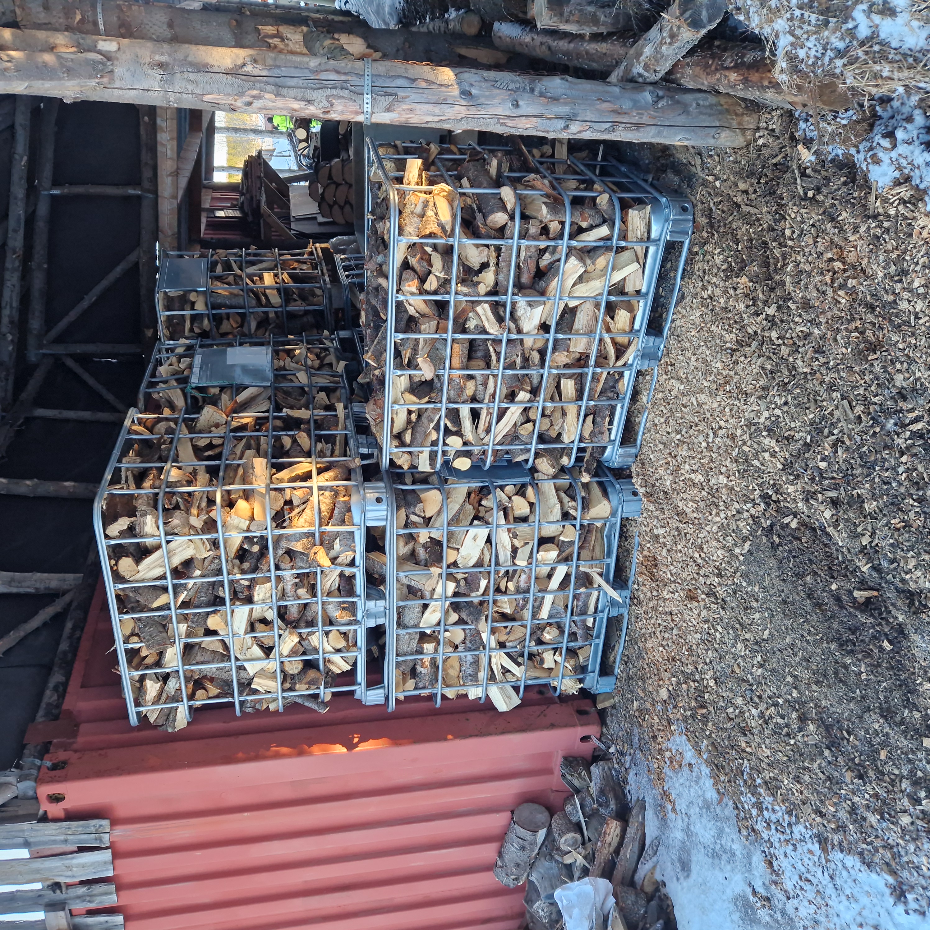 SELT / SOLD - Íslenskt timbur og handverk - arinviður fura - greni - barrviður 3