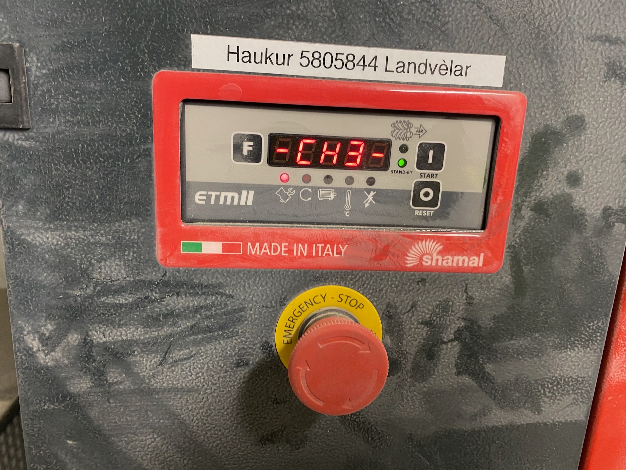 SELT / SOLD Shamal skrúfupressur frá Landvélum (2017) - 1 stk 14