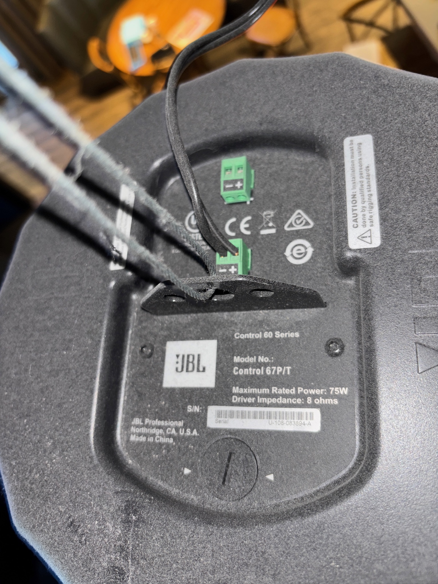 SELT / SOLD JBL control hátalarar (7 stk.) 7