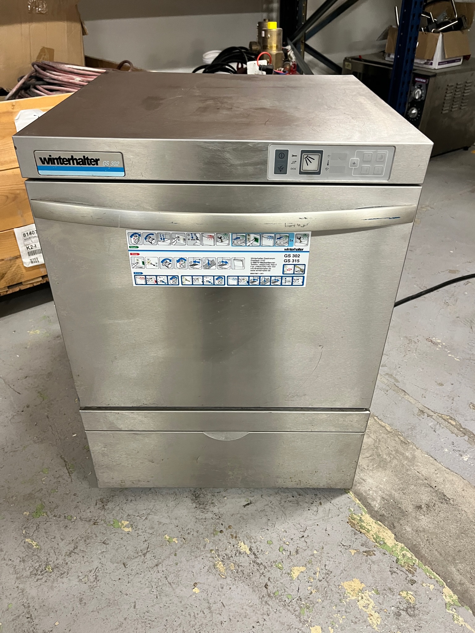 SELT / SOLD Undirborðsvél - húddvél frá Winterhalter (GS 302) 3