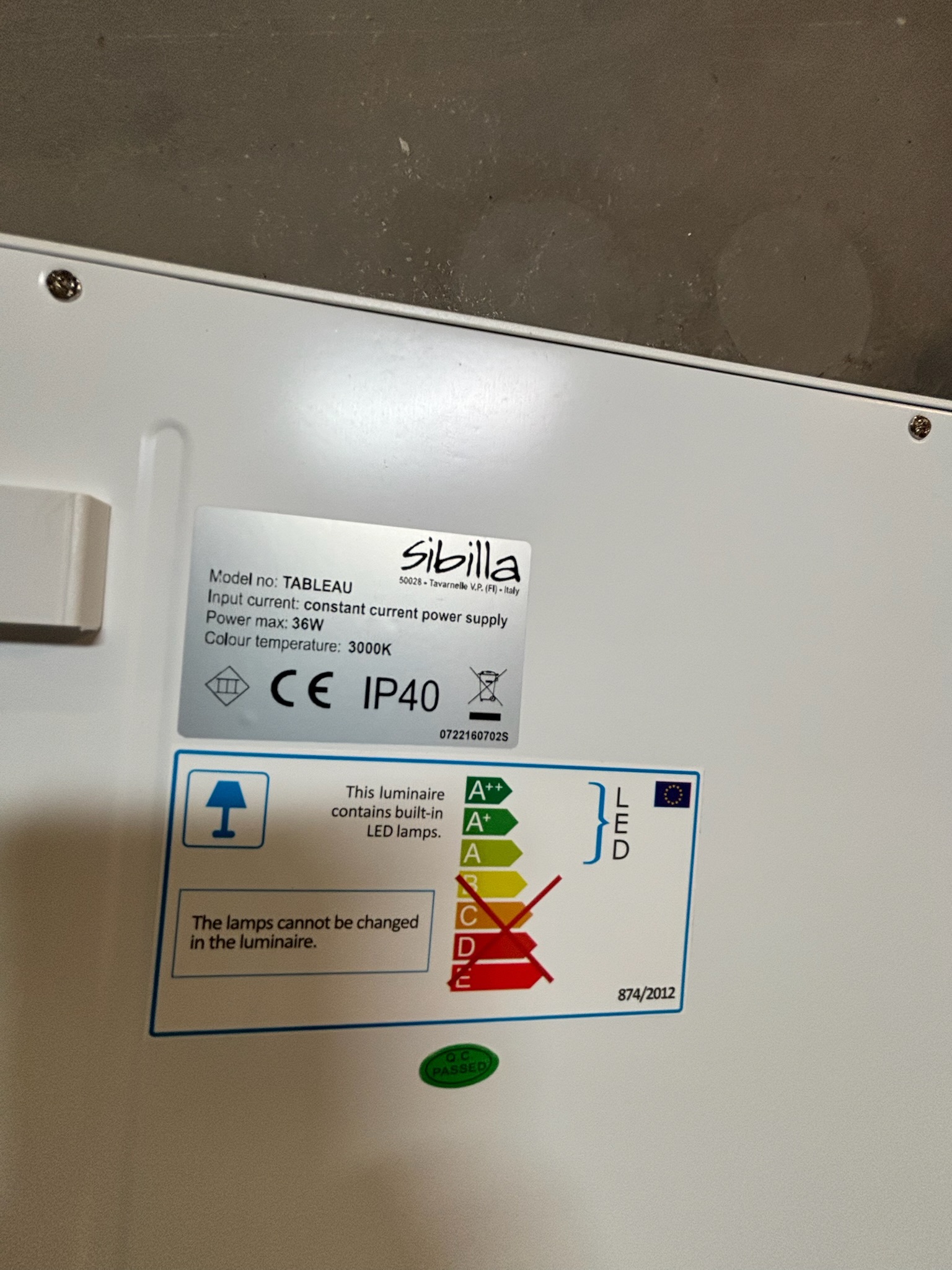 LED kerfisloftaljós - kerfisloftalampi, 595x595mm. (28 stk.) 9