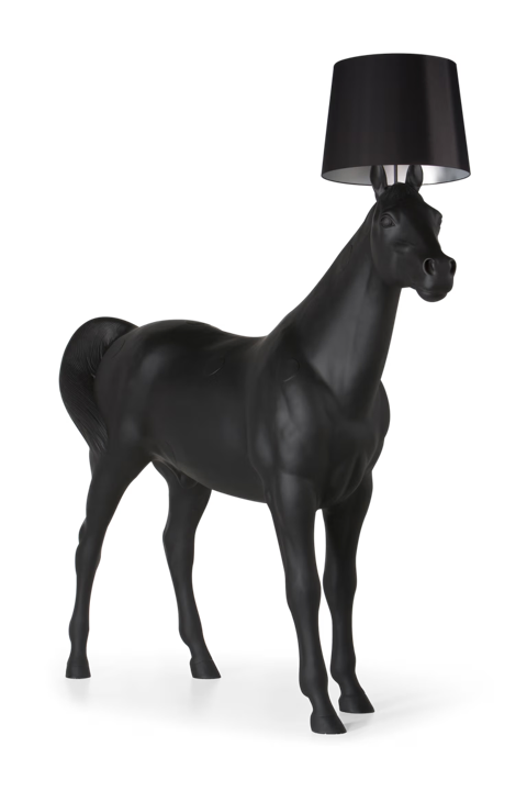 SELT / SOLD - Moooi Horse Lamp í fullri hestastærð 8