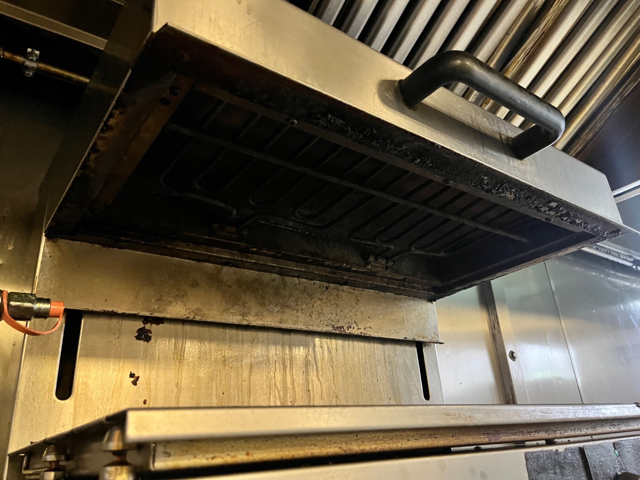 SELT / SOLD Salamander grill, B65 x D50 x H46 sm. 4