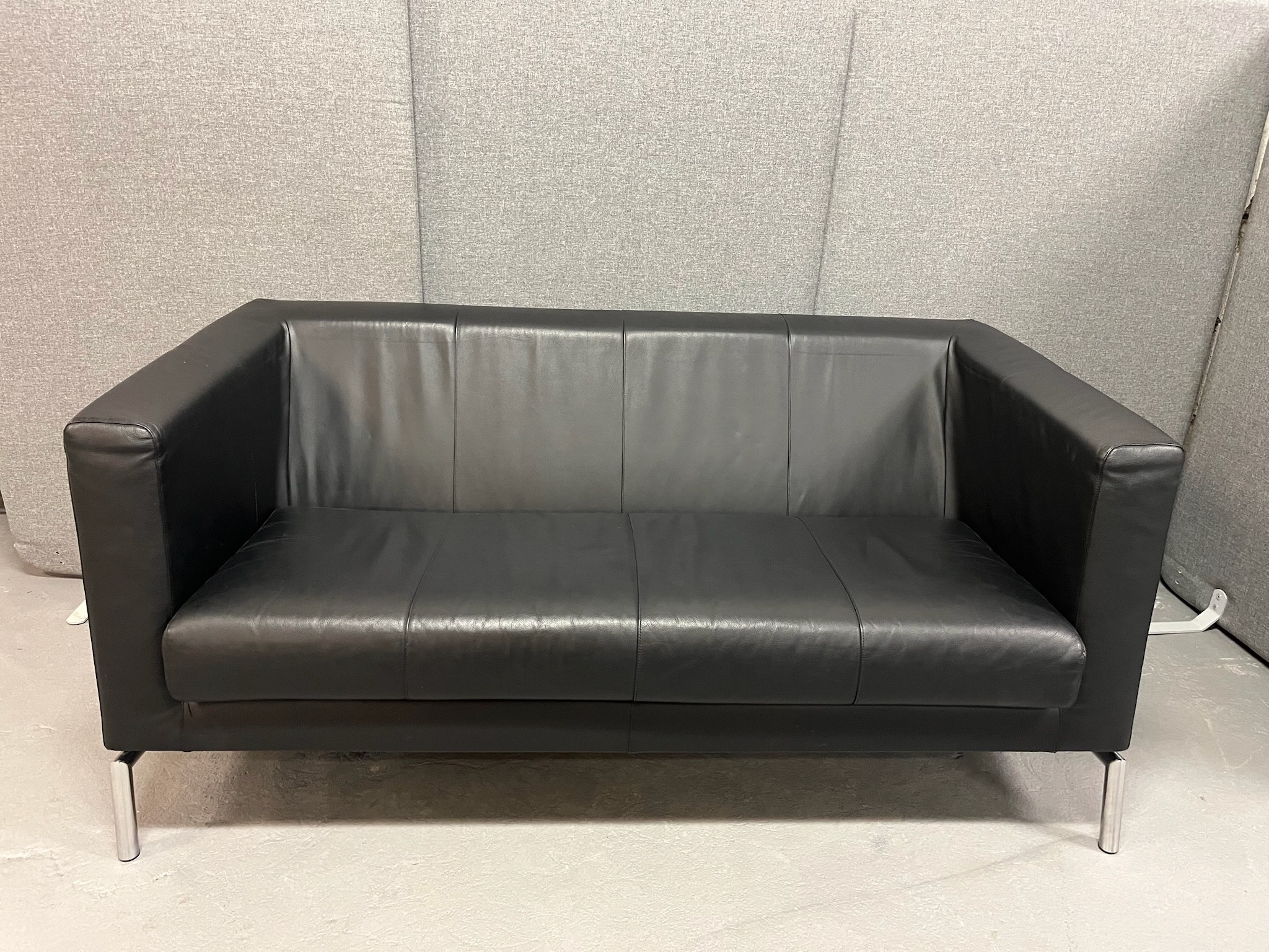 SELT / SOLD Montis 2ja manna leðursófi frá Epal L164 x B90 sm. 2