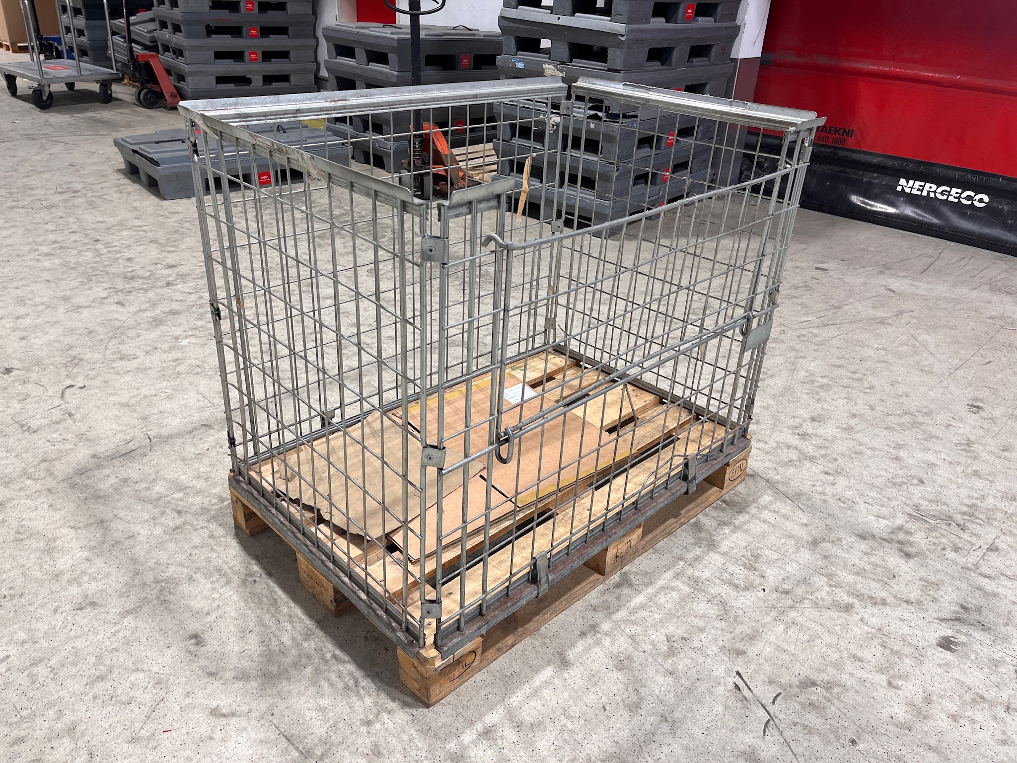 SELT / SOLD Brettagrind frá AJ Vörulistanum, B122xD71xH102sm 6