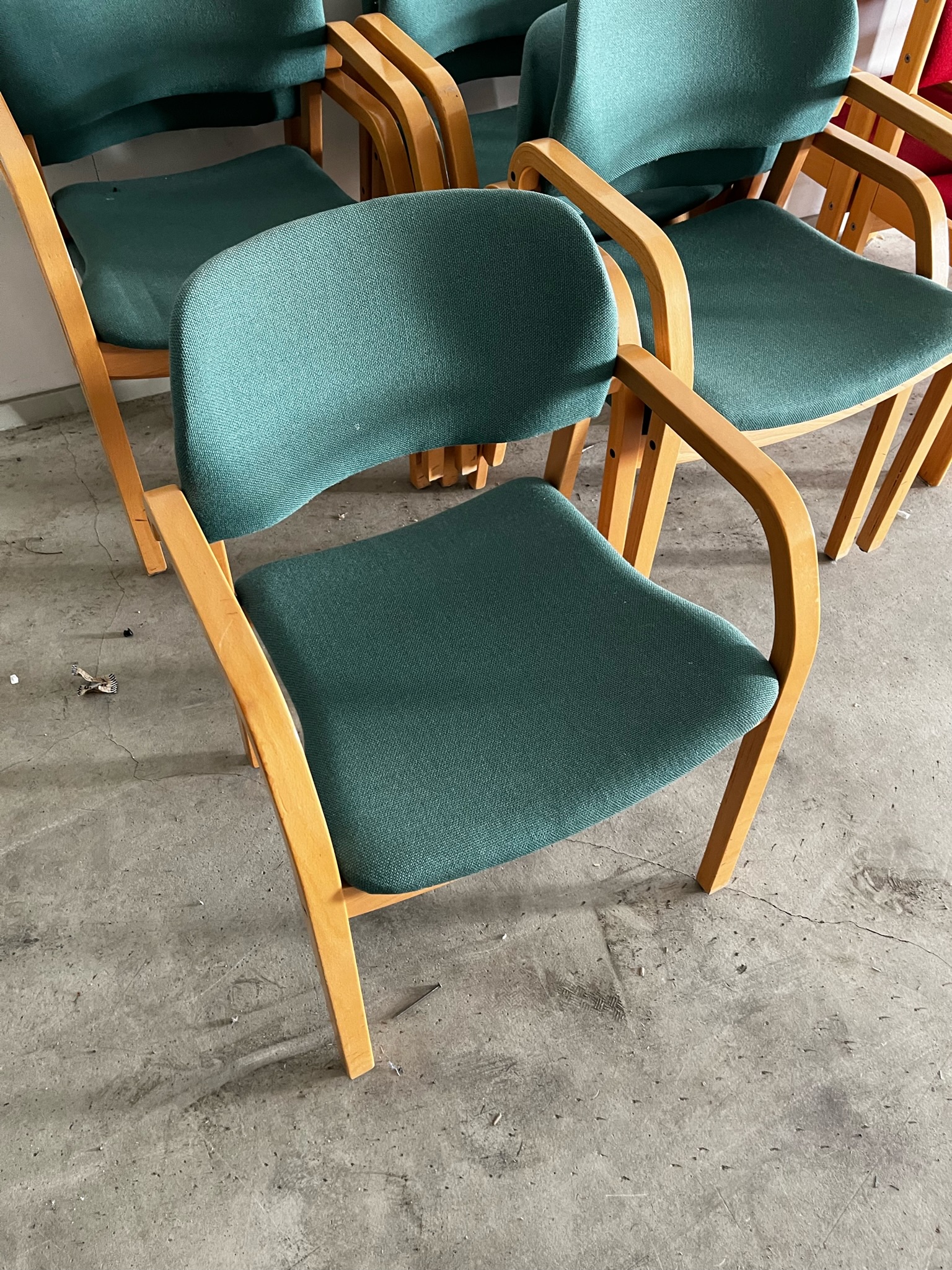 SELT / SOLD Fundarstólar frá Á. Guðmundsson (7 stk.) 4