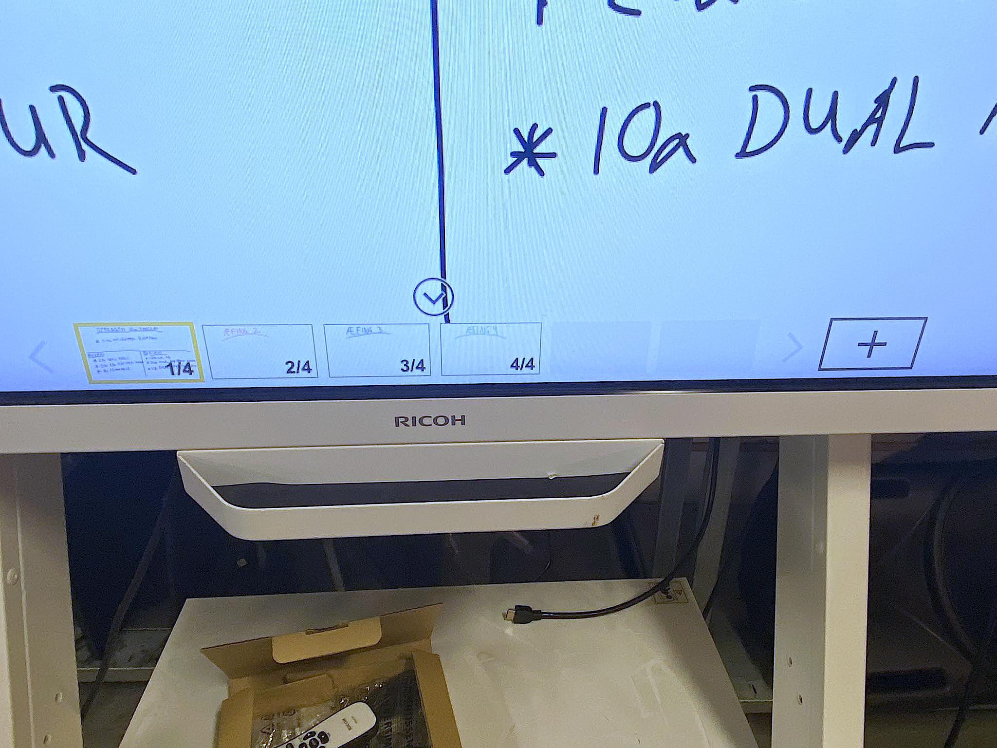 SELT / SOLD Ricoh Interactive Whiteboard D6500 tússtafla 10
