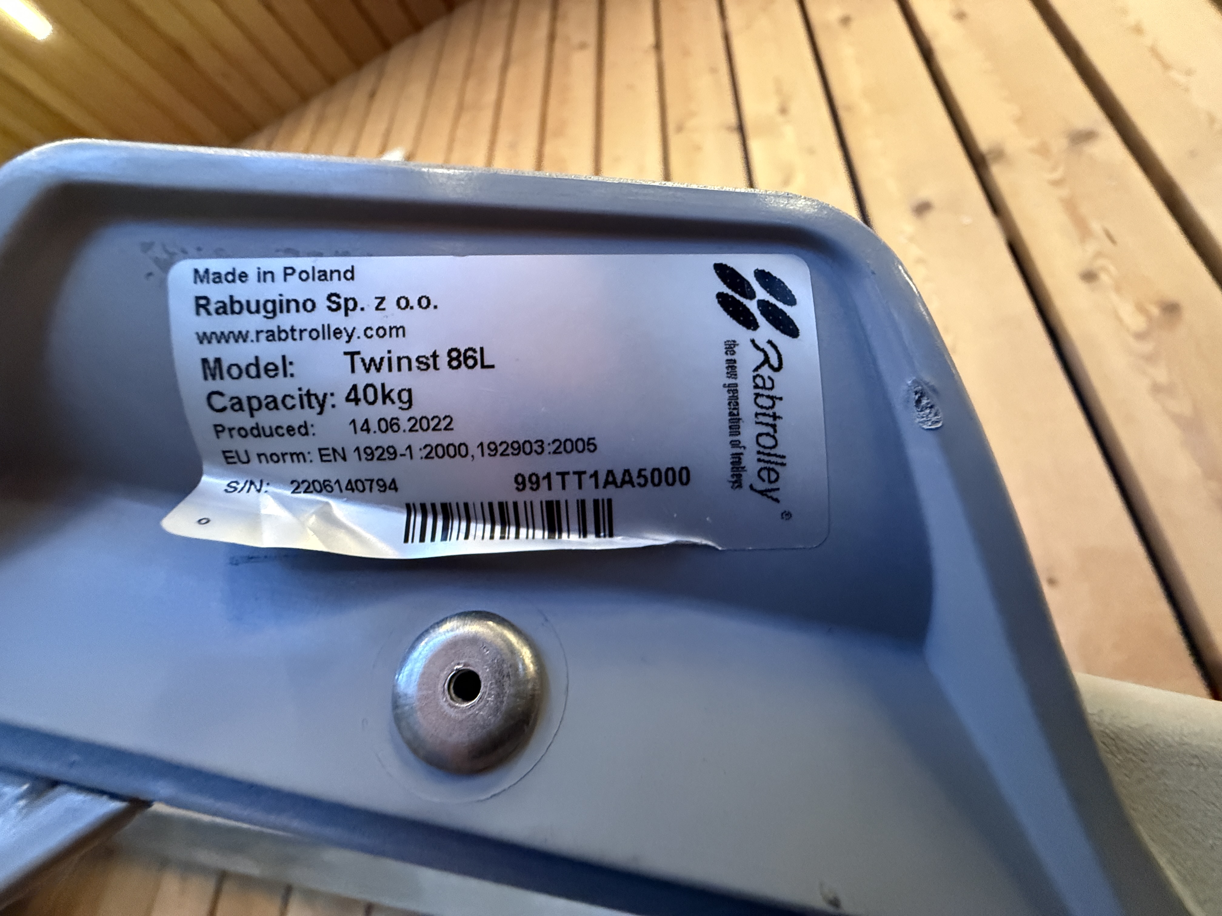 SELT / SOLD Innkaupakerra - 86L barnavagna-/körfuflutningsvagn (28stk) 13
