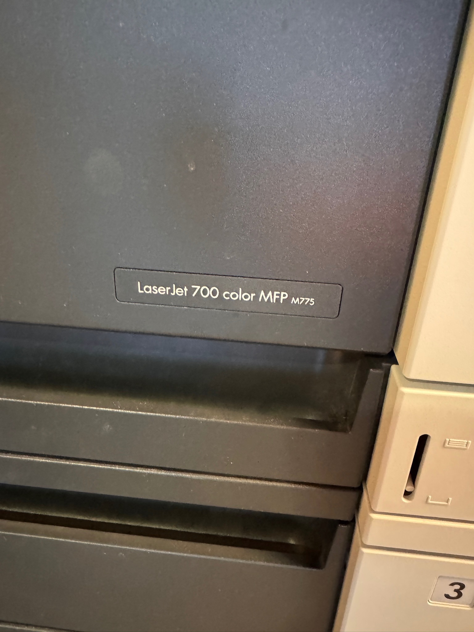 SELT / SOLD HP LaserJet Enterprise 700 color MFP M775 A3 Color Laser Prentari 4