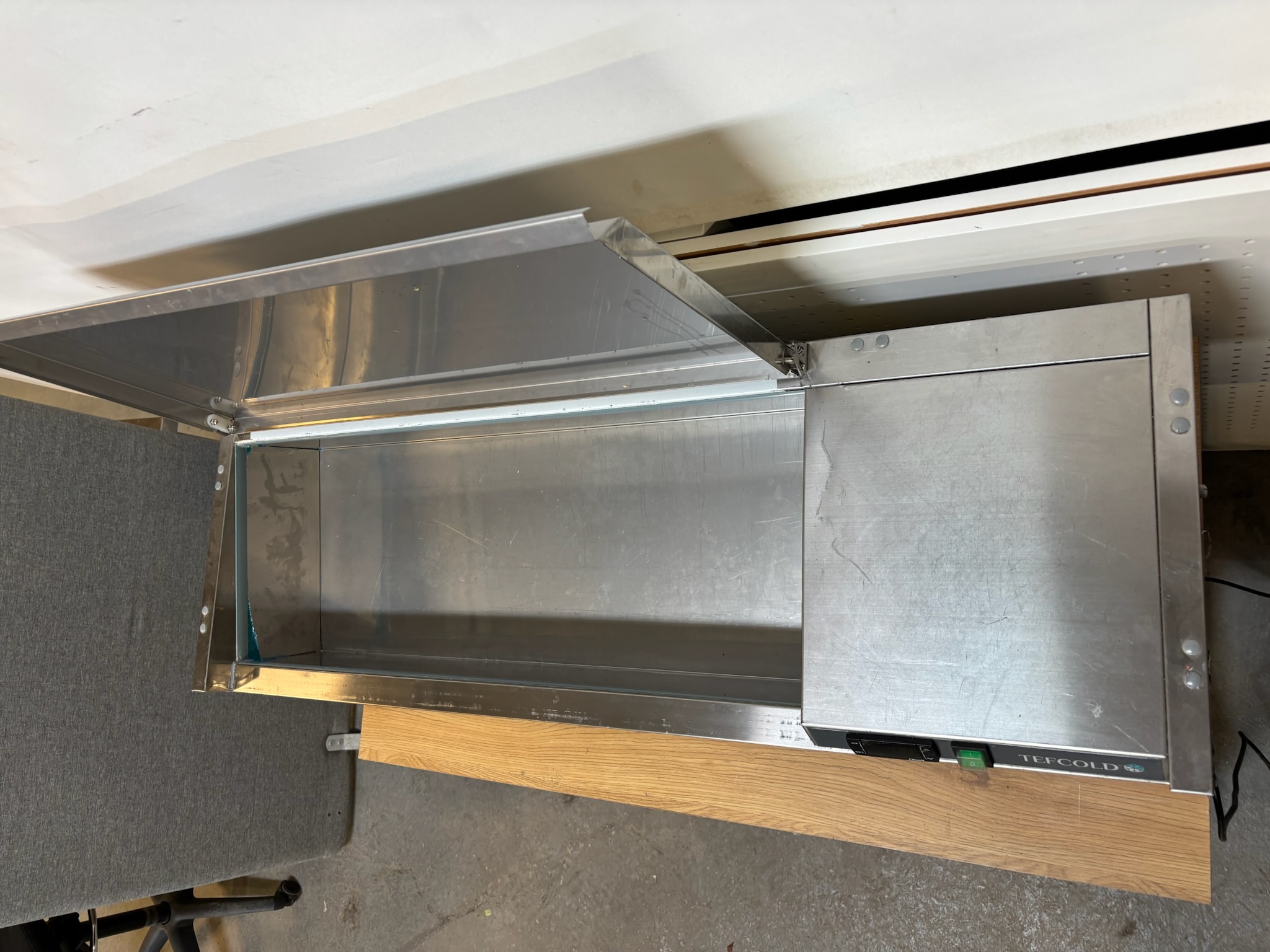 SELT / SOLD Tefcold kælirenna frá BVT, B120xD40sm. 3
