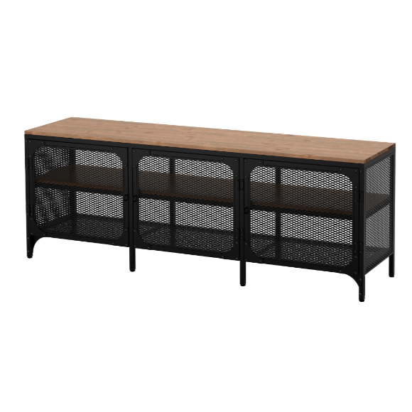 SELT / SOLD IKEA sjónvarpsbekkur, B150 x D36 x H54 sm.