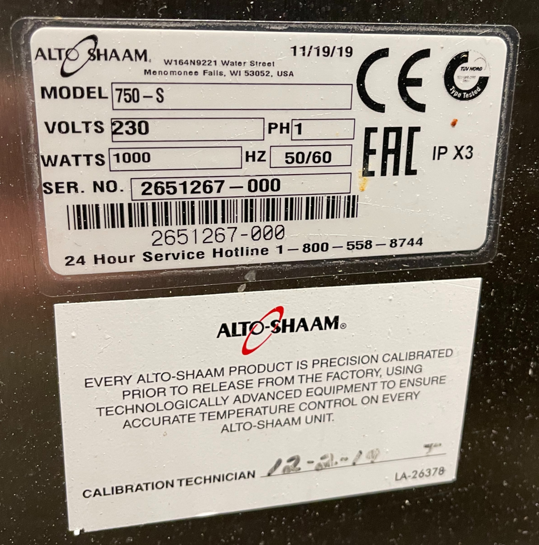 SELT / SOLD Alto-Shaam hitaskápur (2019) 2