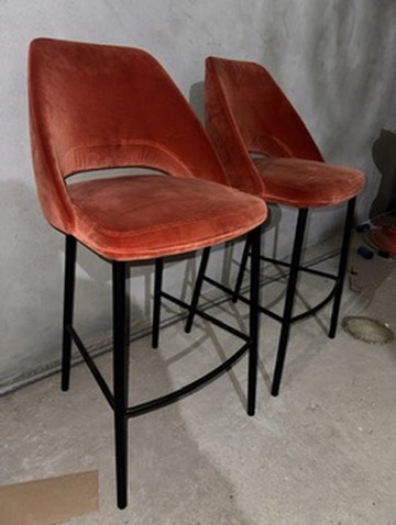 SELT / SOLD Vandaðir Pedrali barstólar (4 stk.)