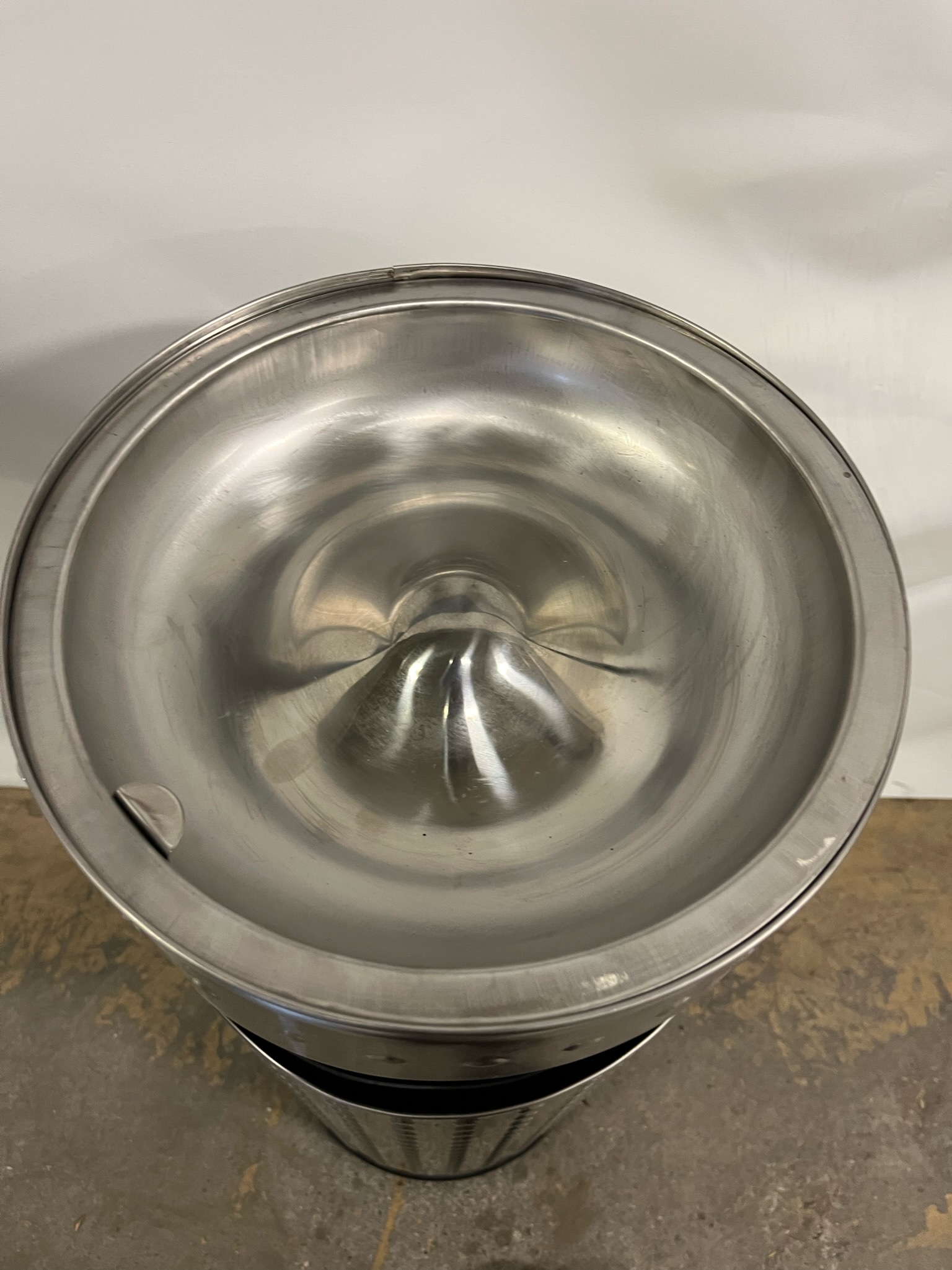 SELT / SOLD Glasdon ruslatunna ónotuð með öskubakka - H106sm. 3