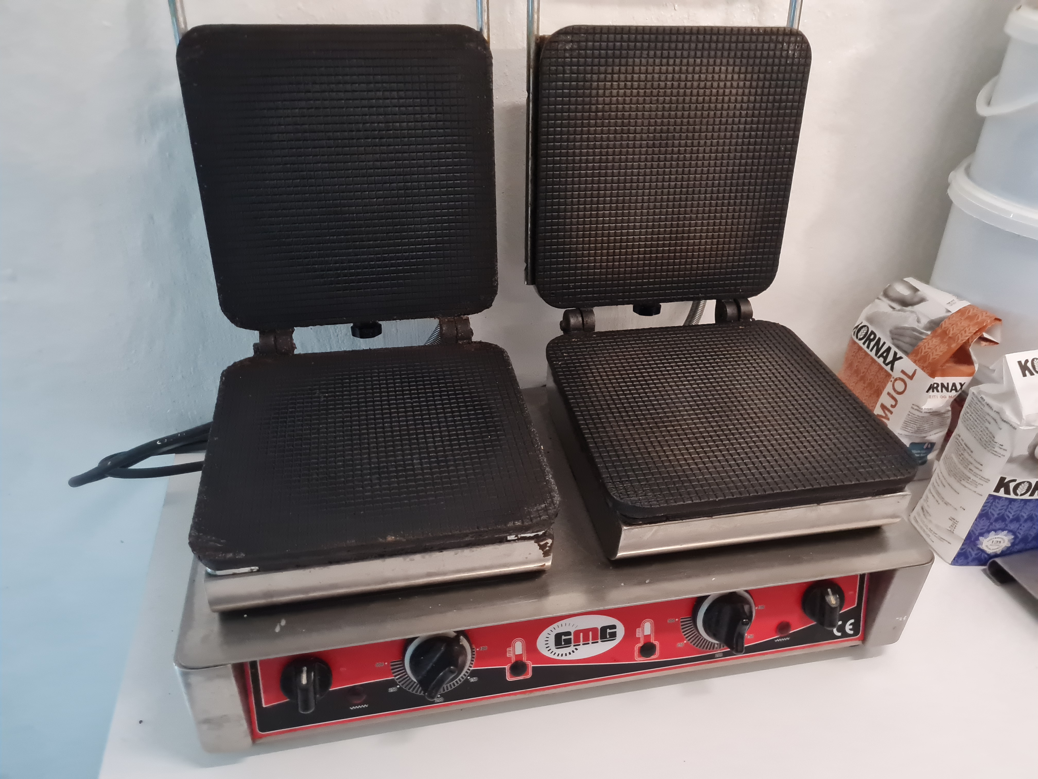 SELT / SOLD GMG tvöfalt pönnugrill