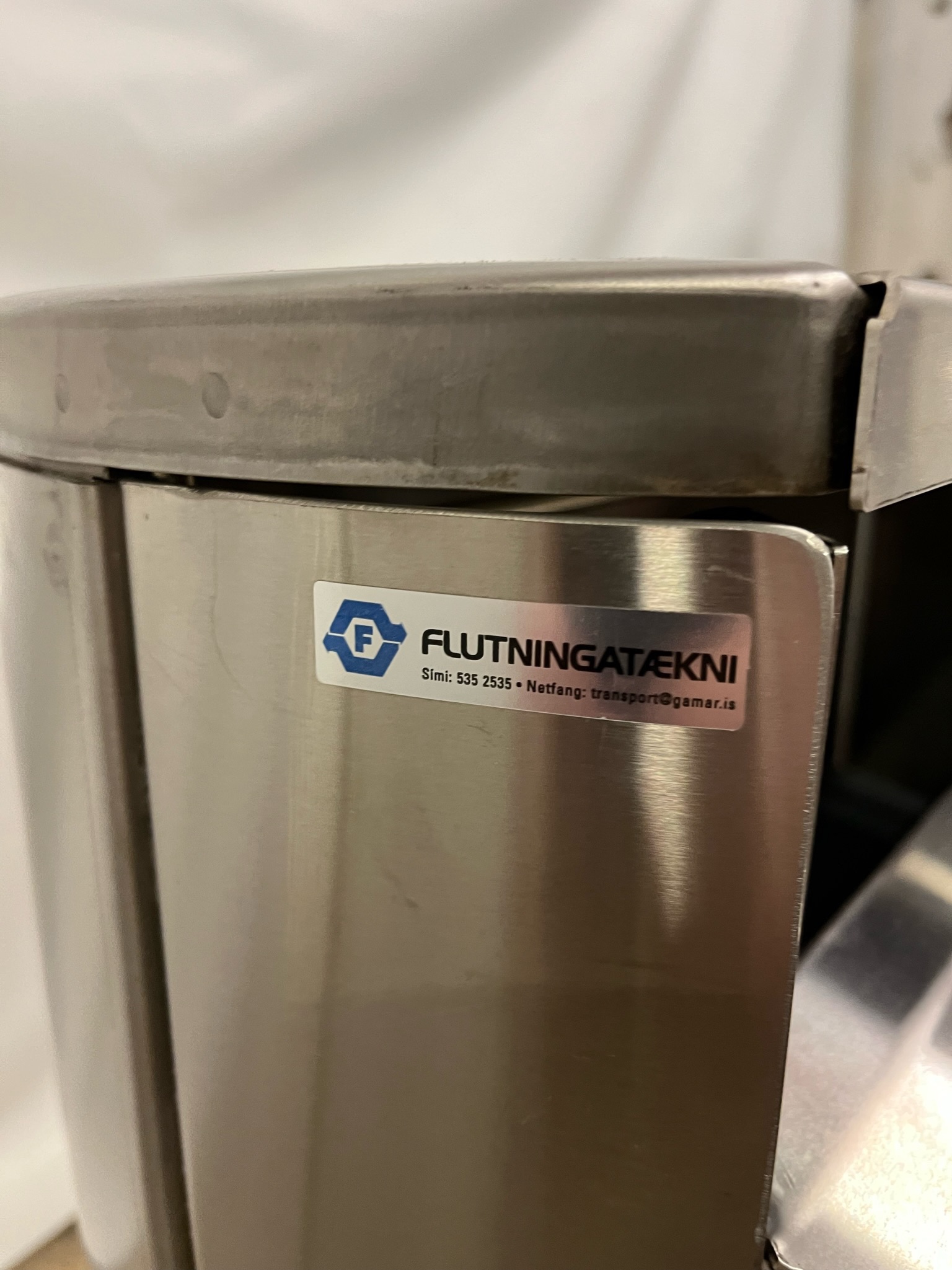 SELT/SOLD Ruslatunna króm (Útitunna) - H58sm. ónotuð 4