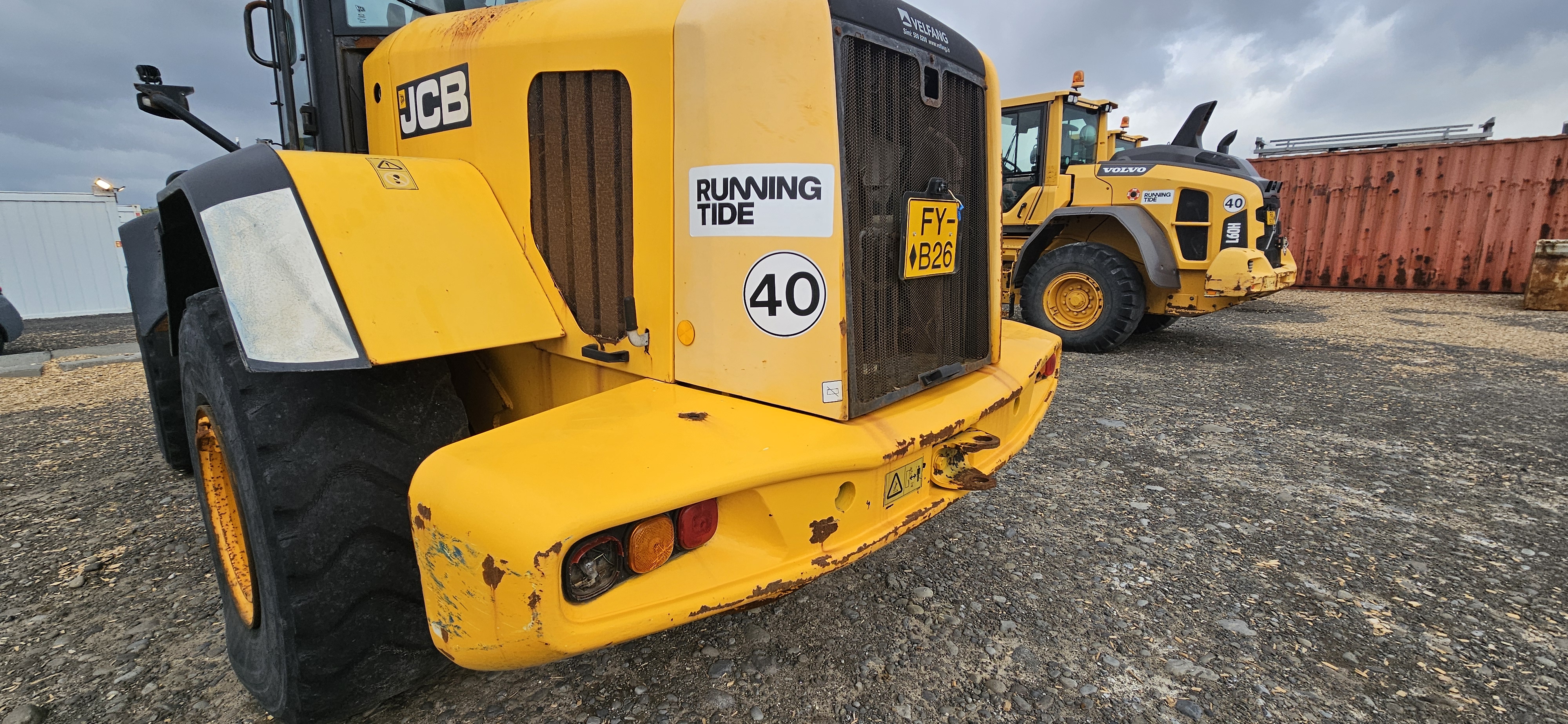 SELT / SOLD JCB 457 ZX - 2012 hjólaskófla - vinnustundir 7100 6